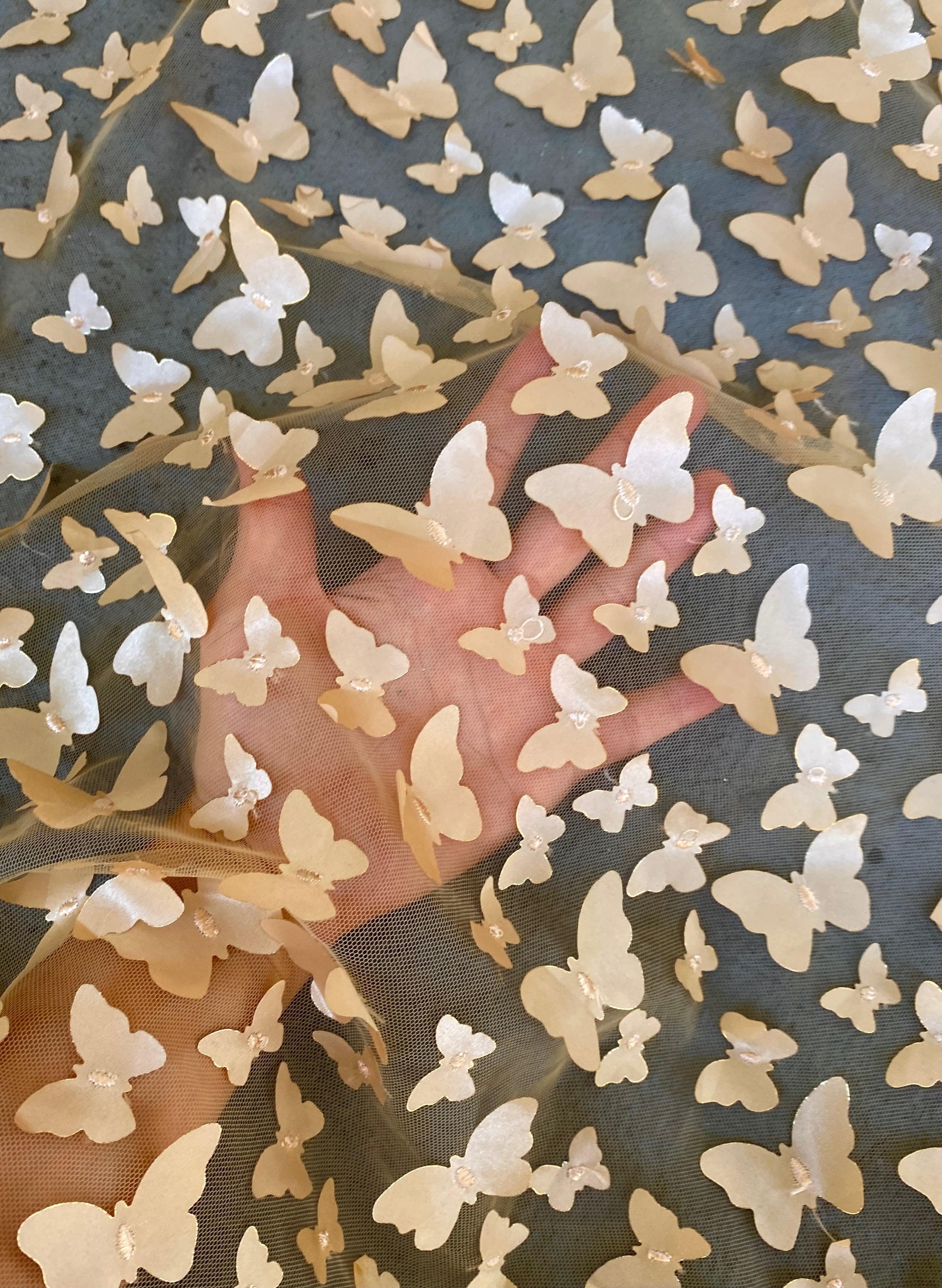 Gold 3D Butterfly Lace - Image 11