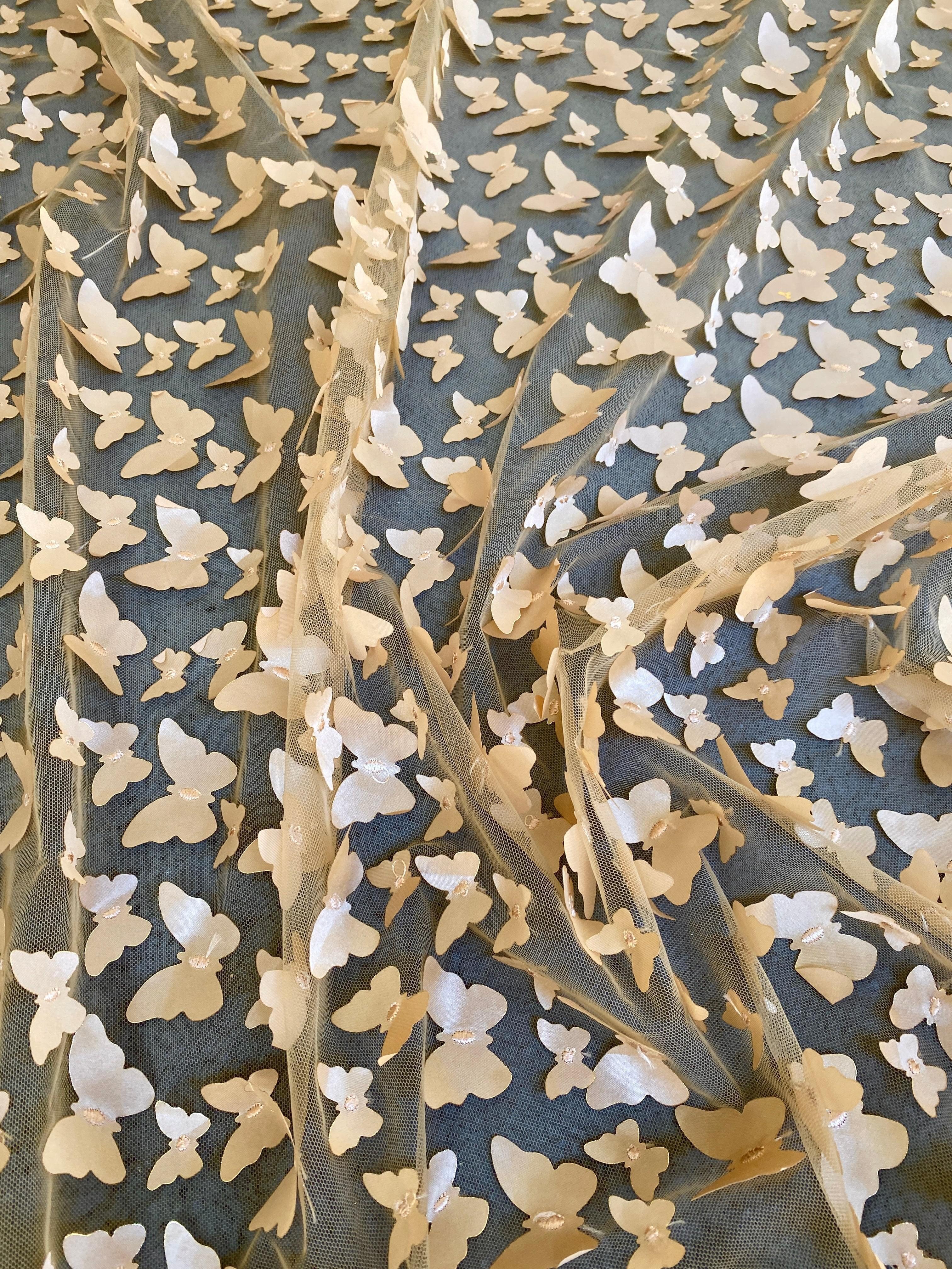 Gold 3D Butterfly Lace - Image 5