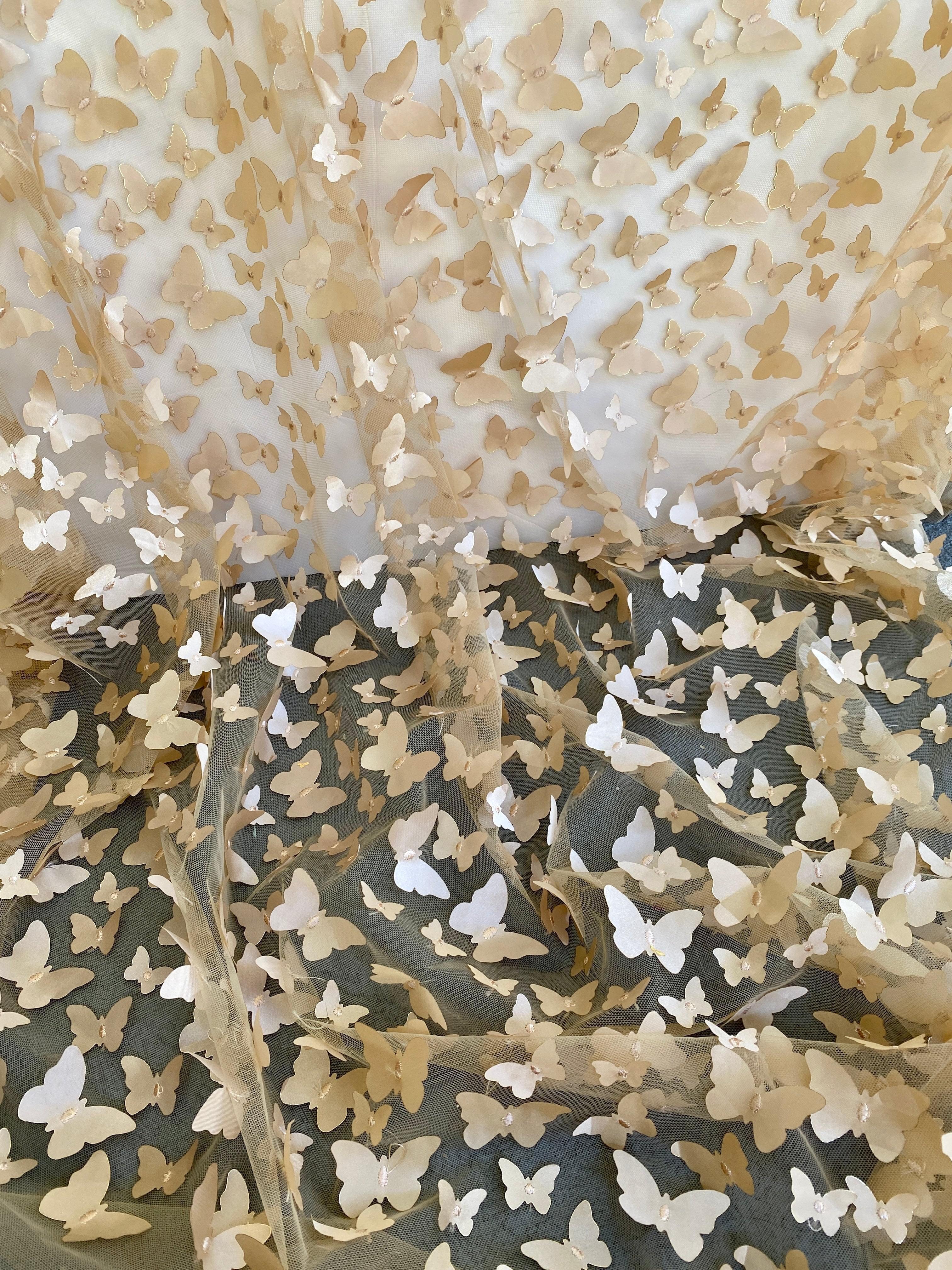 Gold 3D Butterfly Lace - Image 6