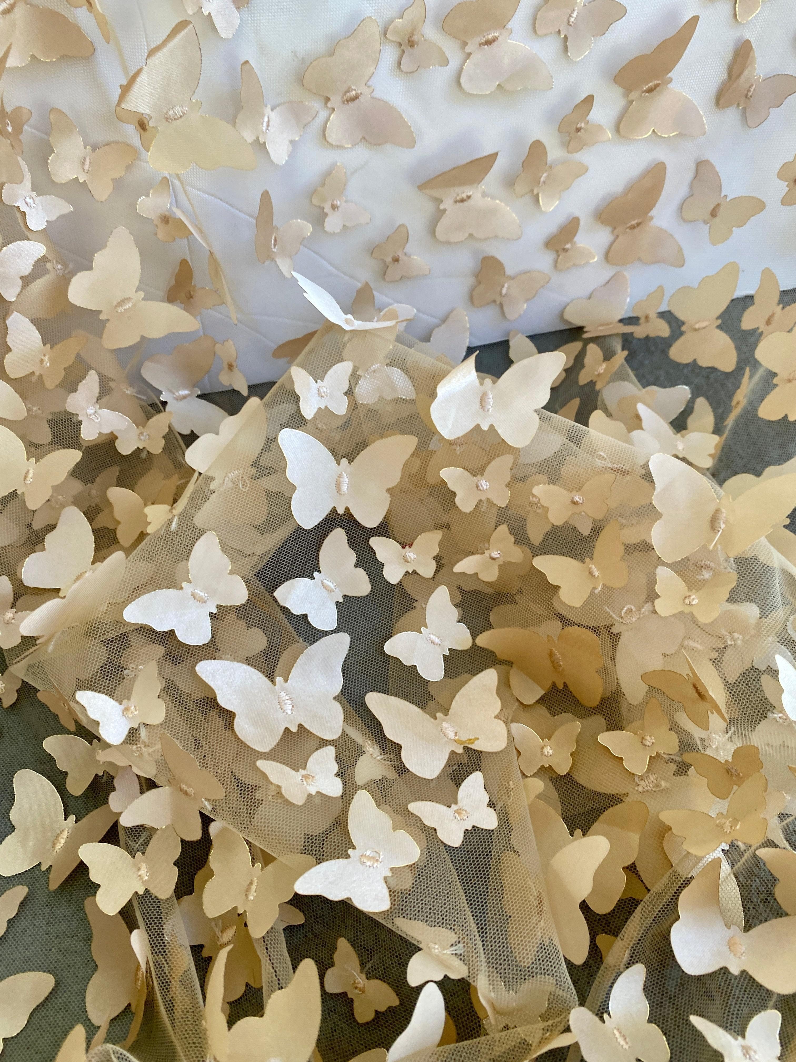 Gold 3D Butterfly Lace - Image 8