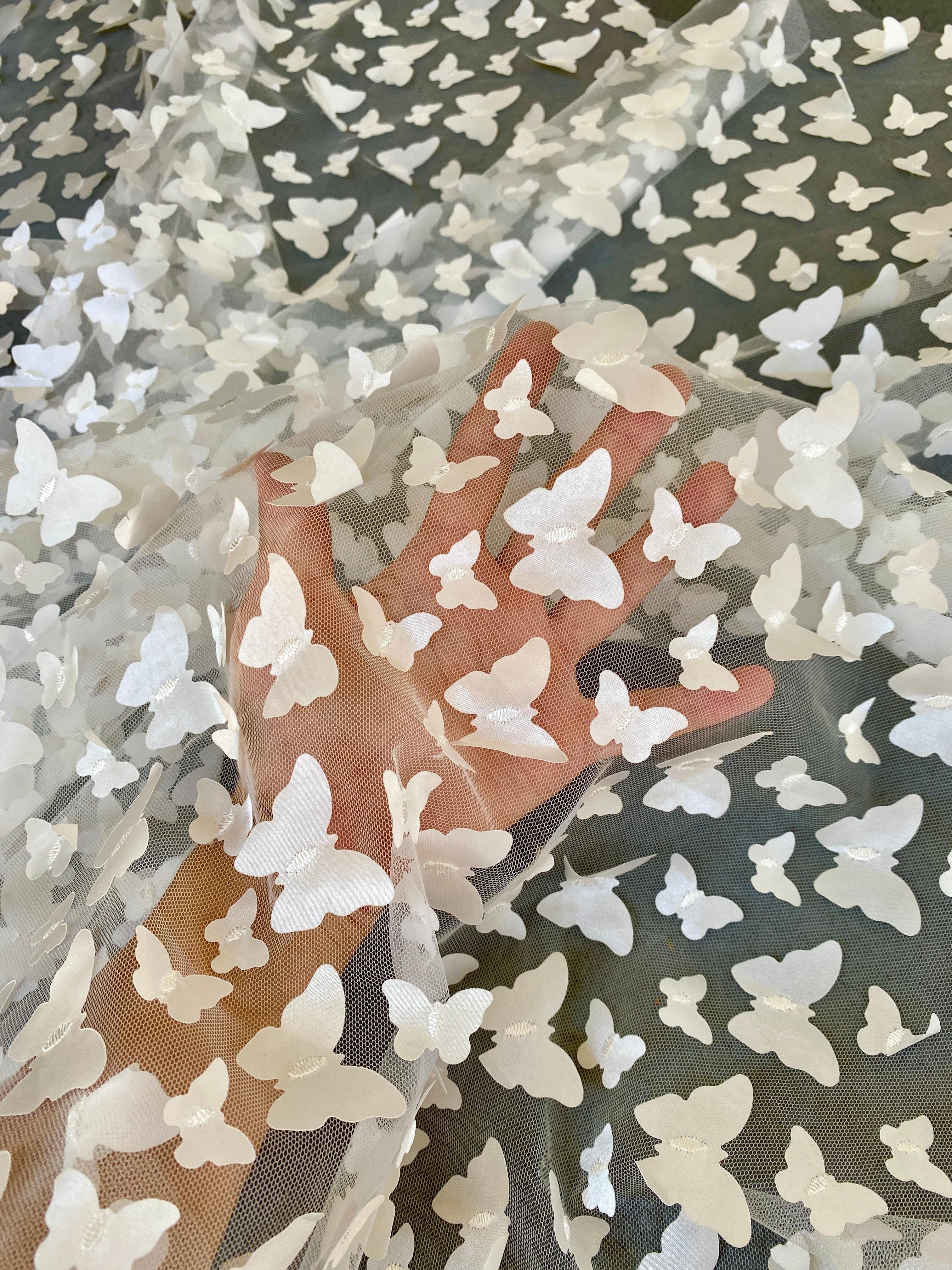 3D Ivory Butterfly Lace - Image 9