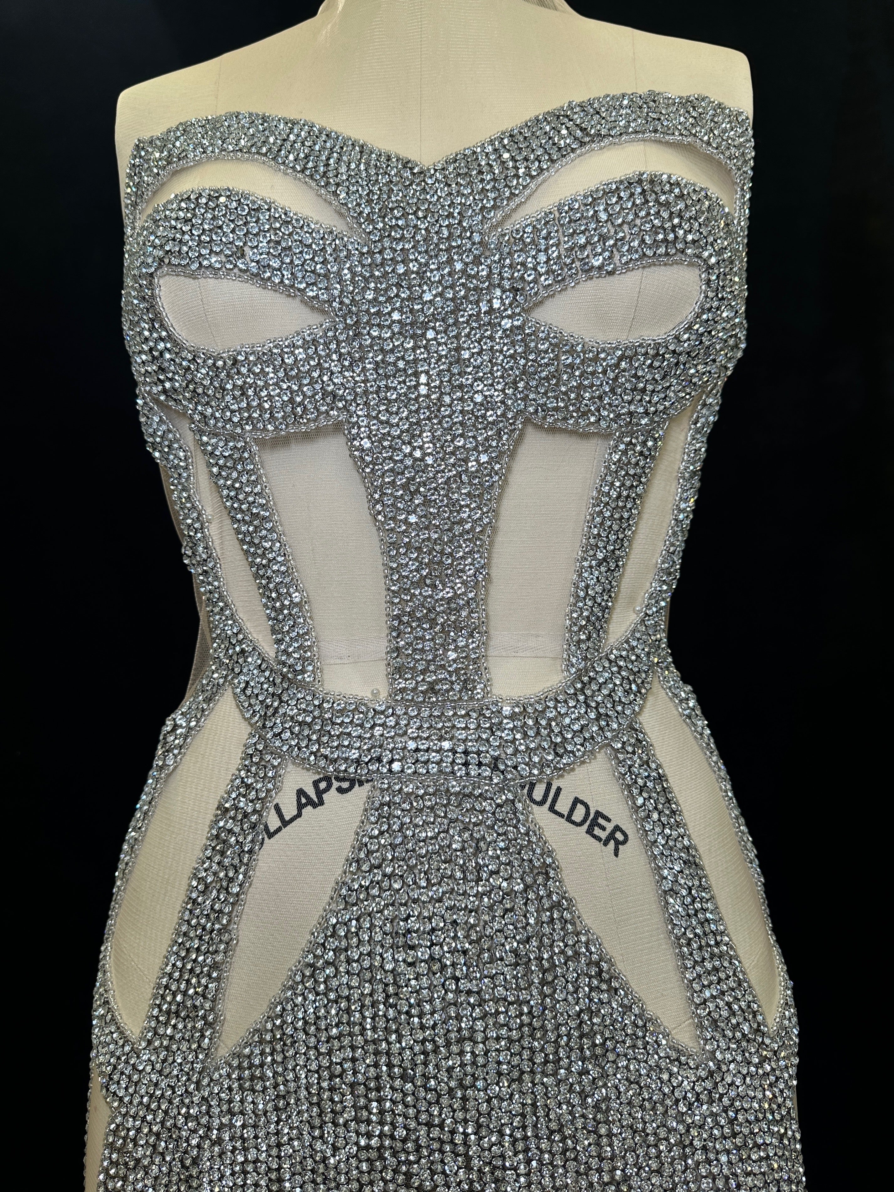 Adriana Rhinestones Bodice Applique - Image 10