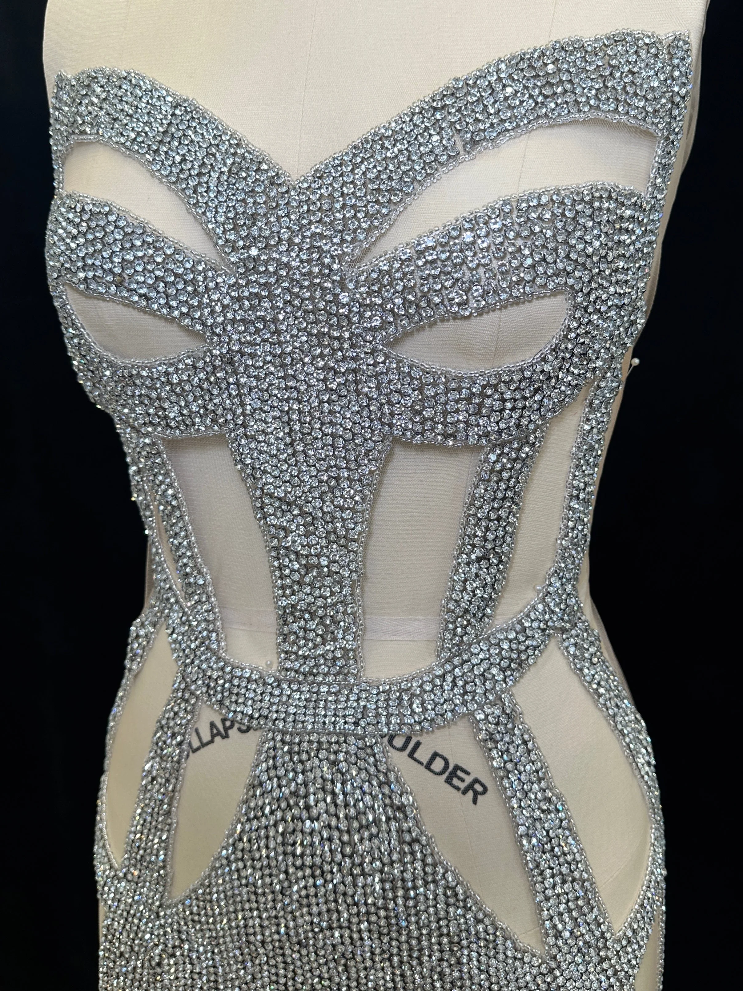 Adriana Rhinestones Bodice Applique - Image 4