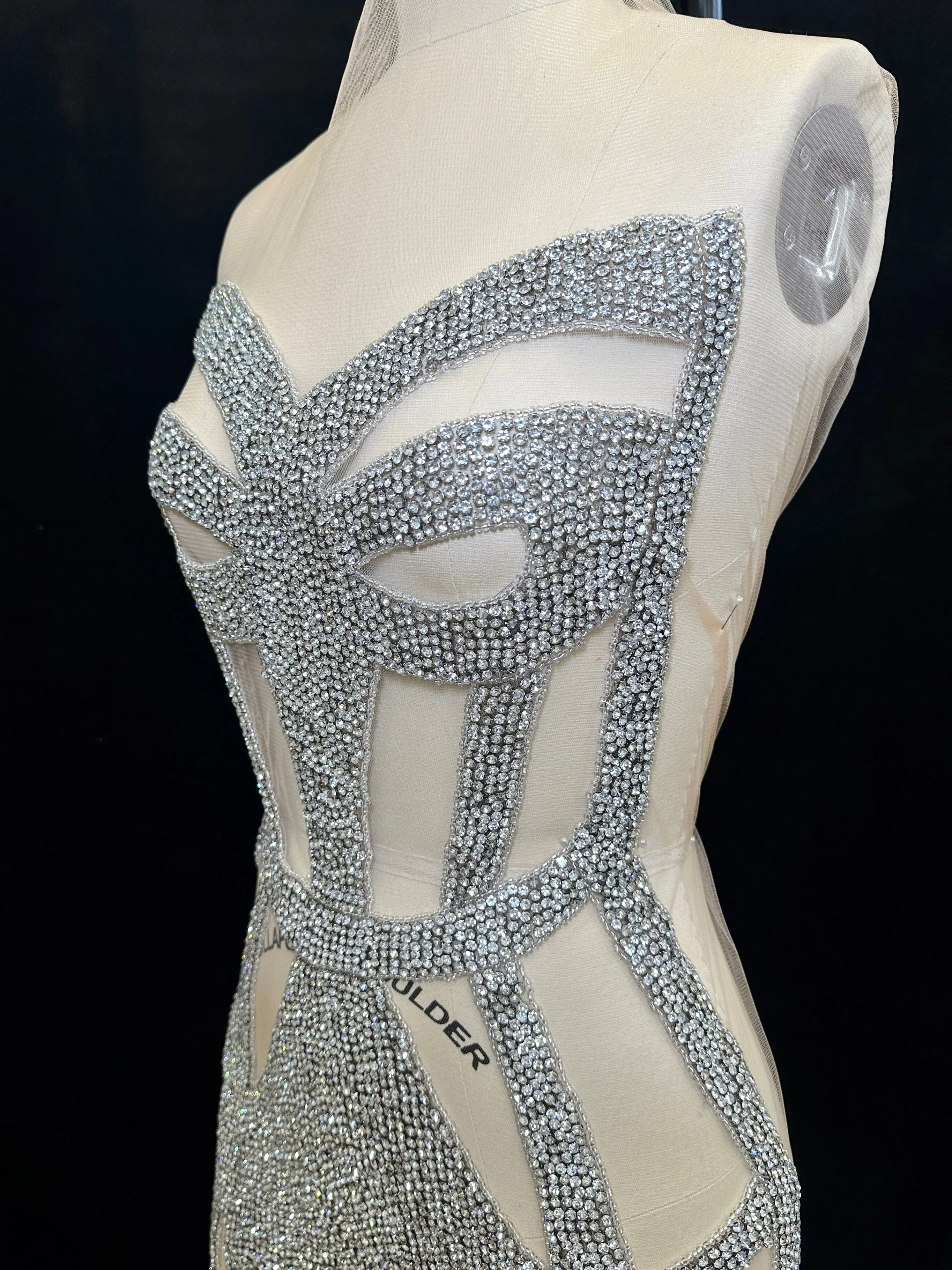 Adriana Rhinestones Bodice Applique - Image 7