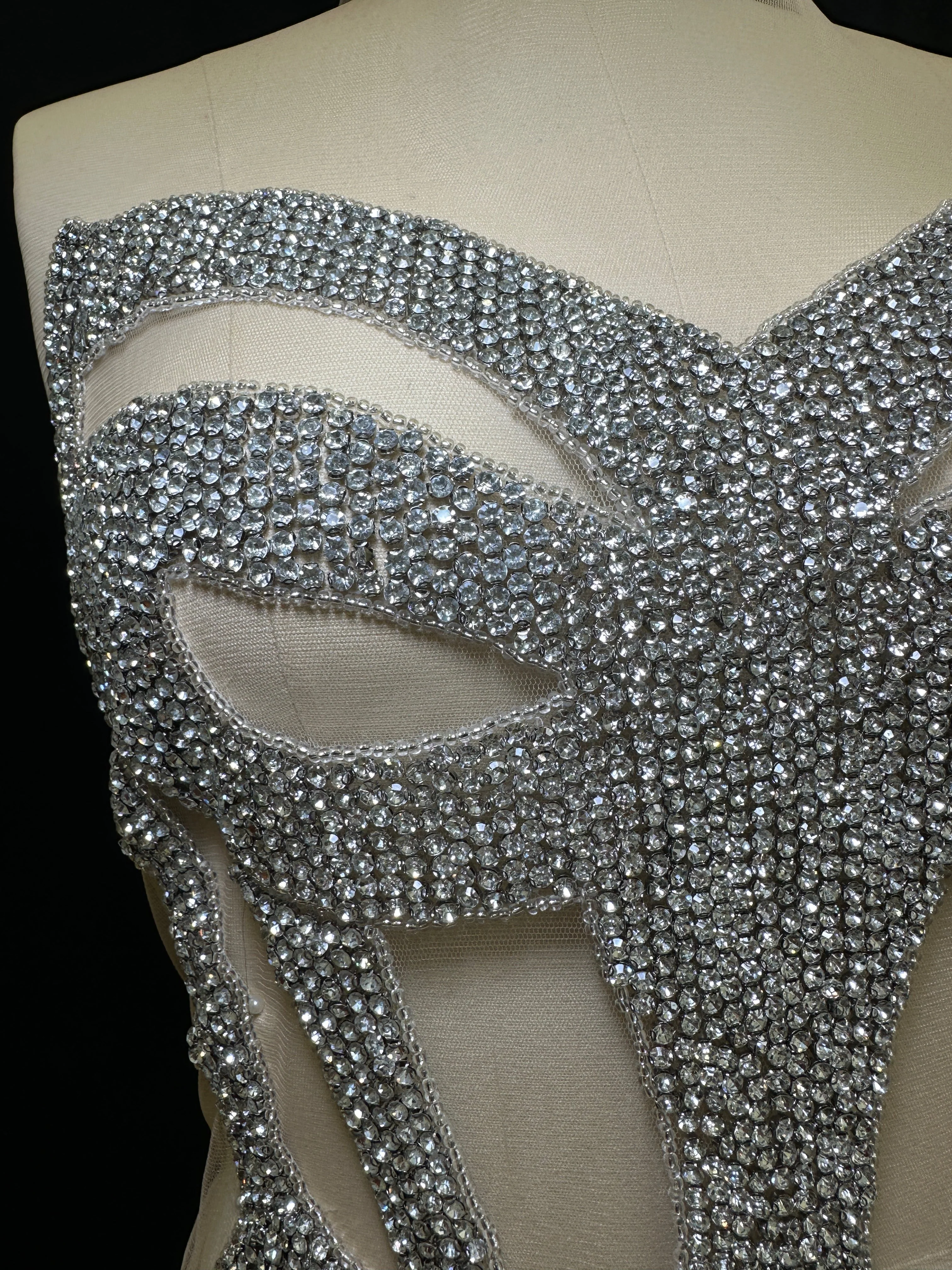 Adriana Rhinestones Bodice Applique - Image 8