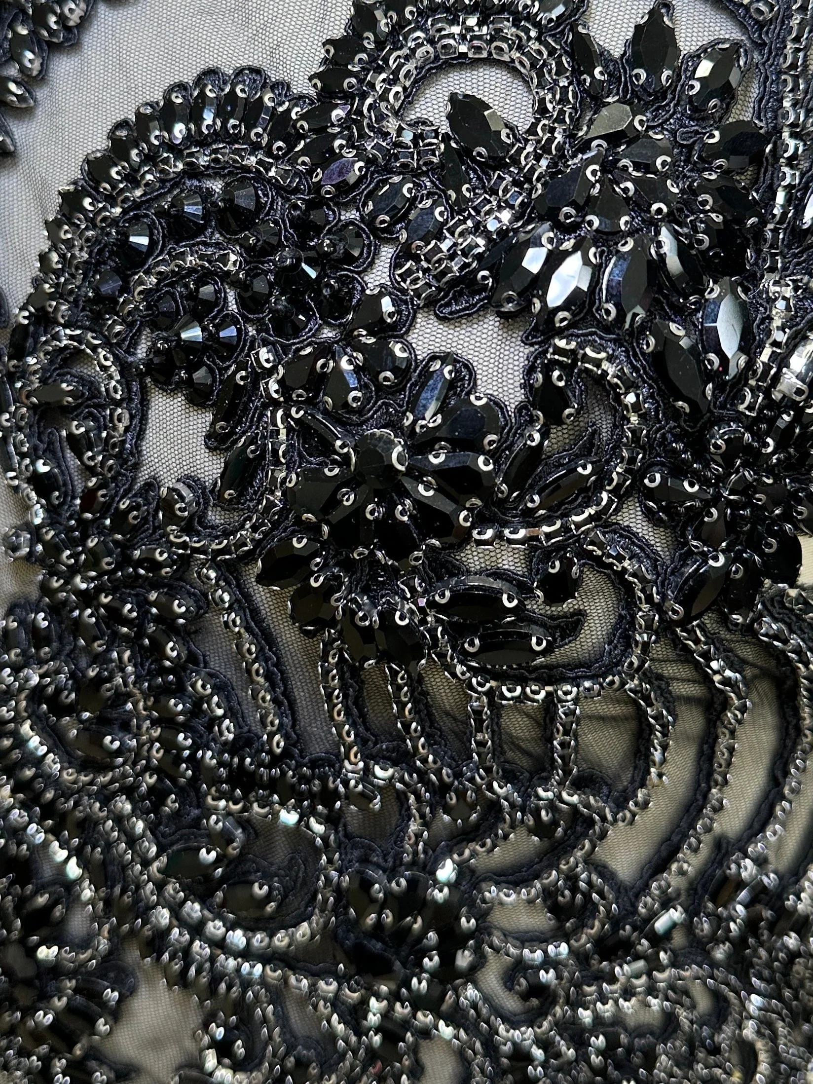 Alex Black Rhinestones Bodice - Image 3