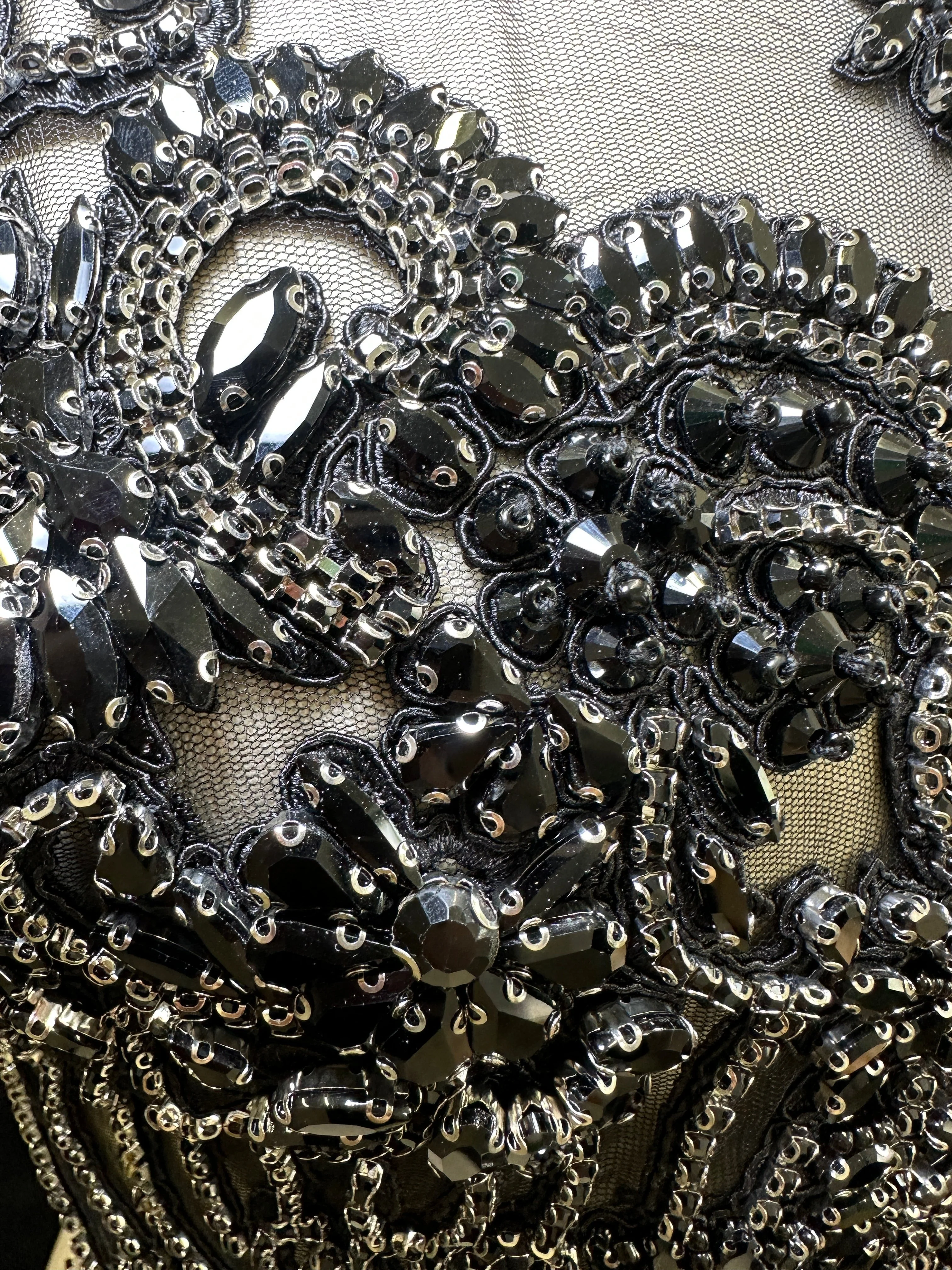 Alex Black Rhinestones Bodice - Image 6