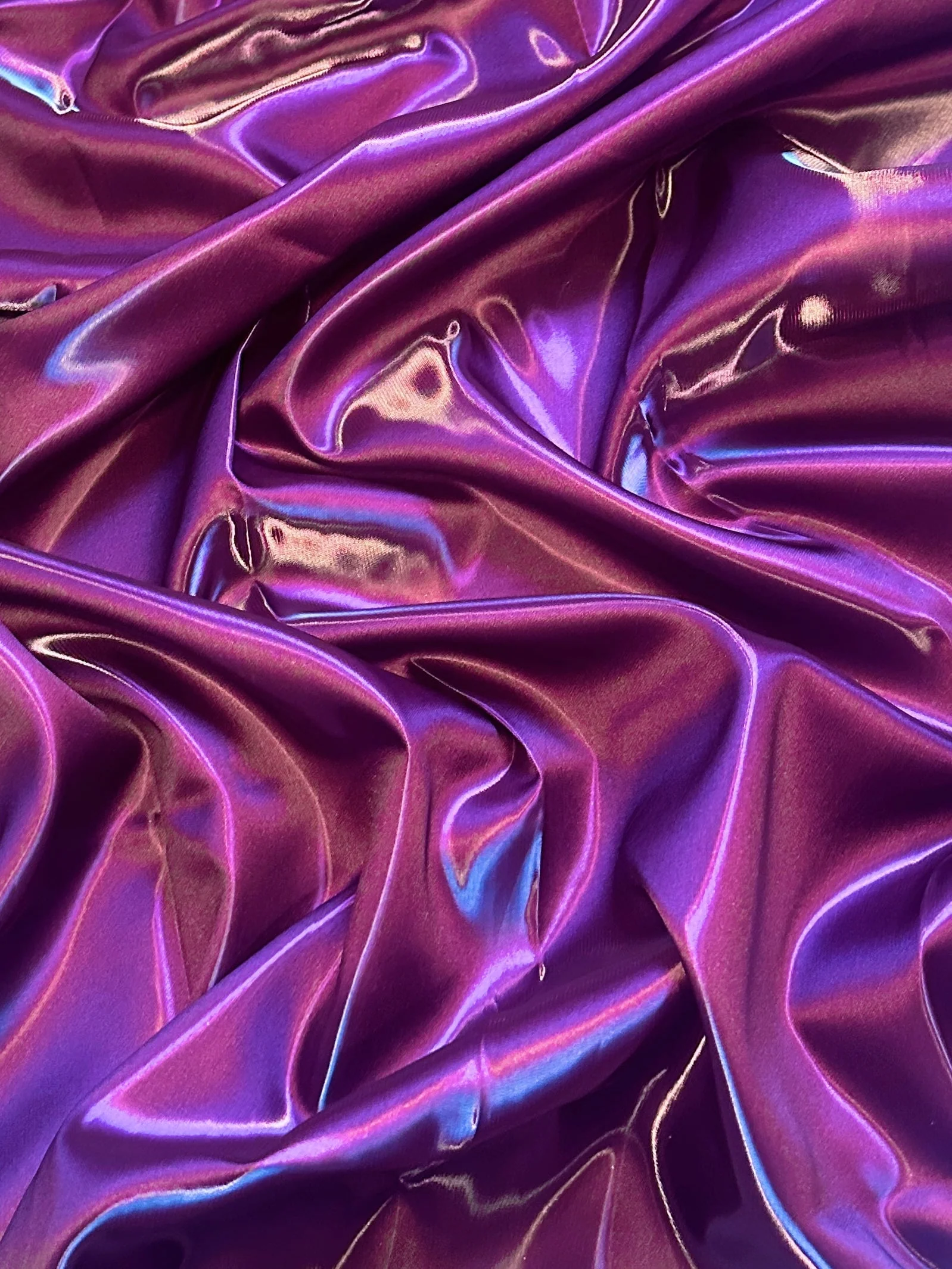 Eggplant Liquid Bridal Satin