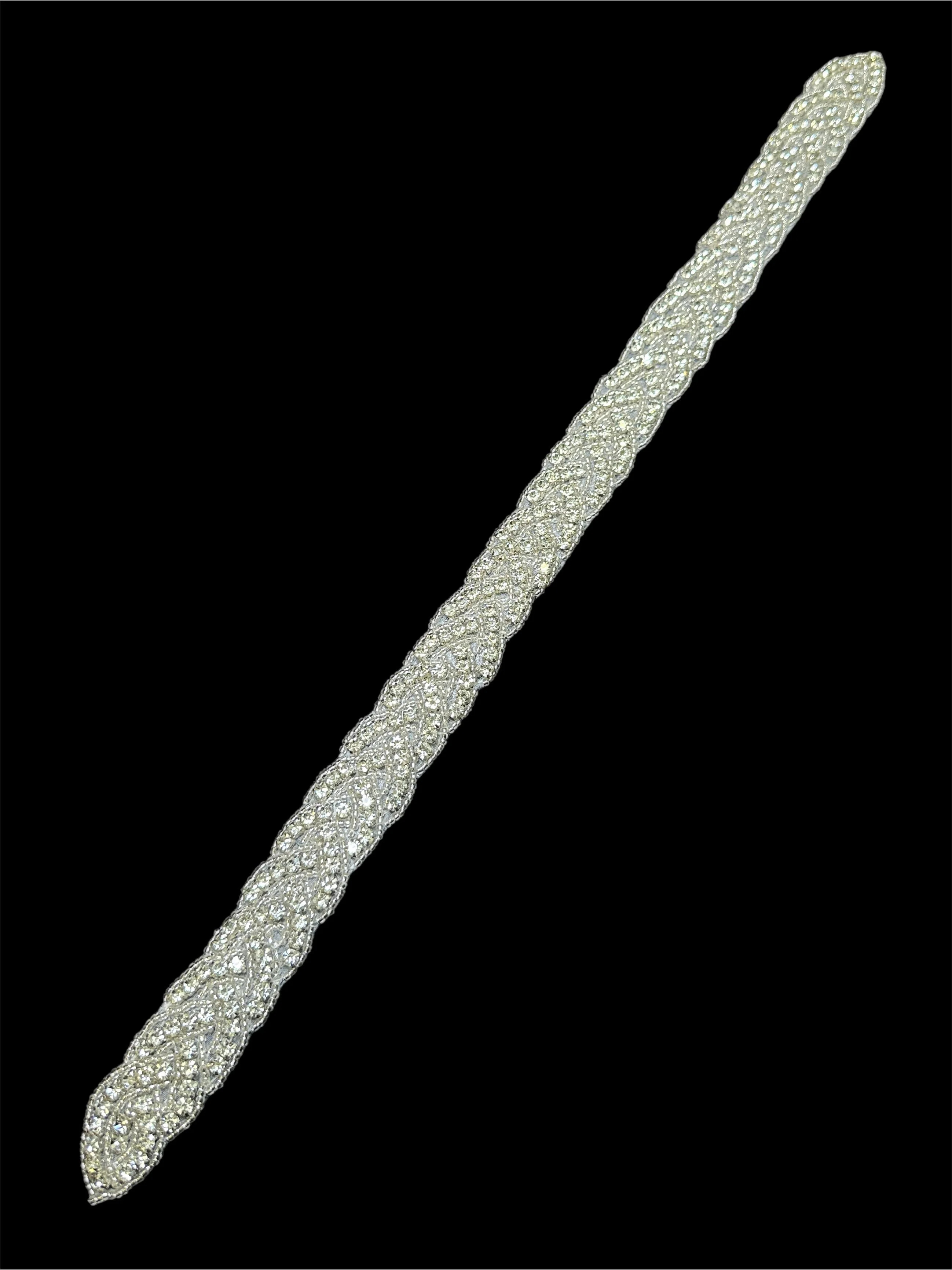 Anna Belt Iron On Rhinestones Applique - Image 3