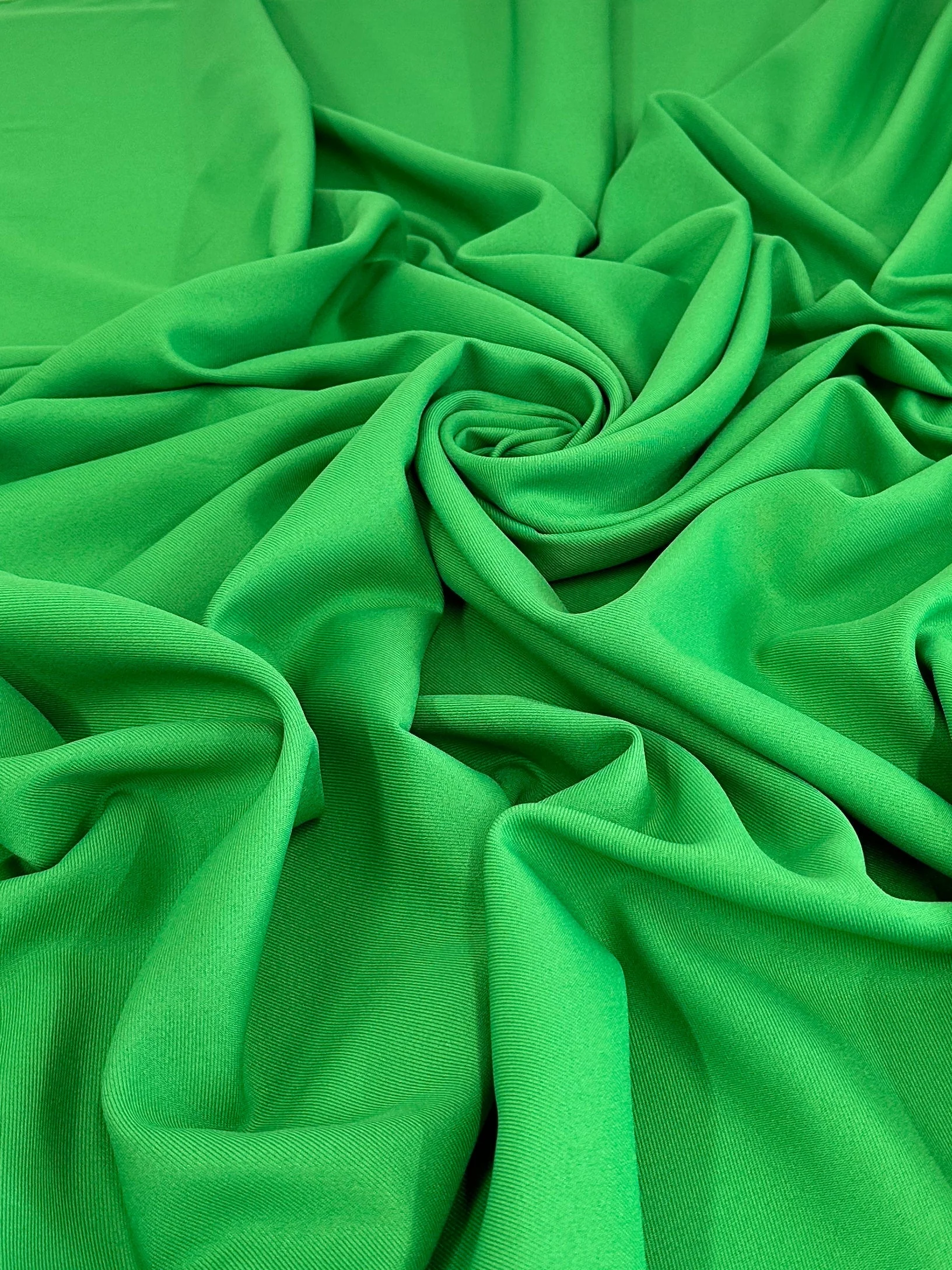Deluxe Apple Green Gabardine