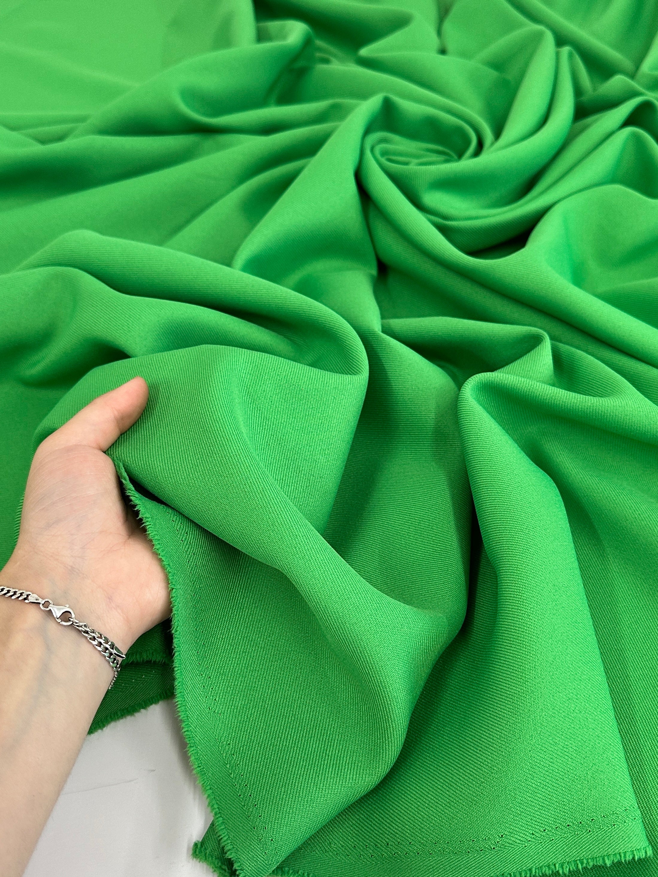 Deluxe Apple Green Gabardine - Image 2