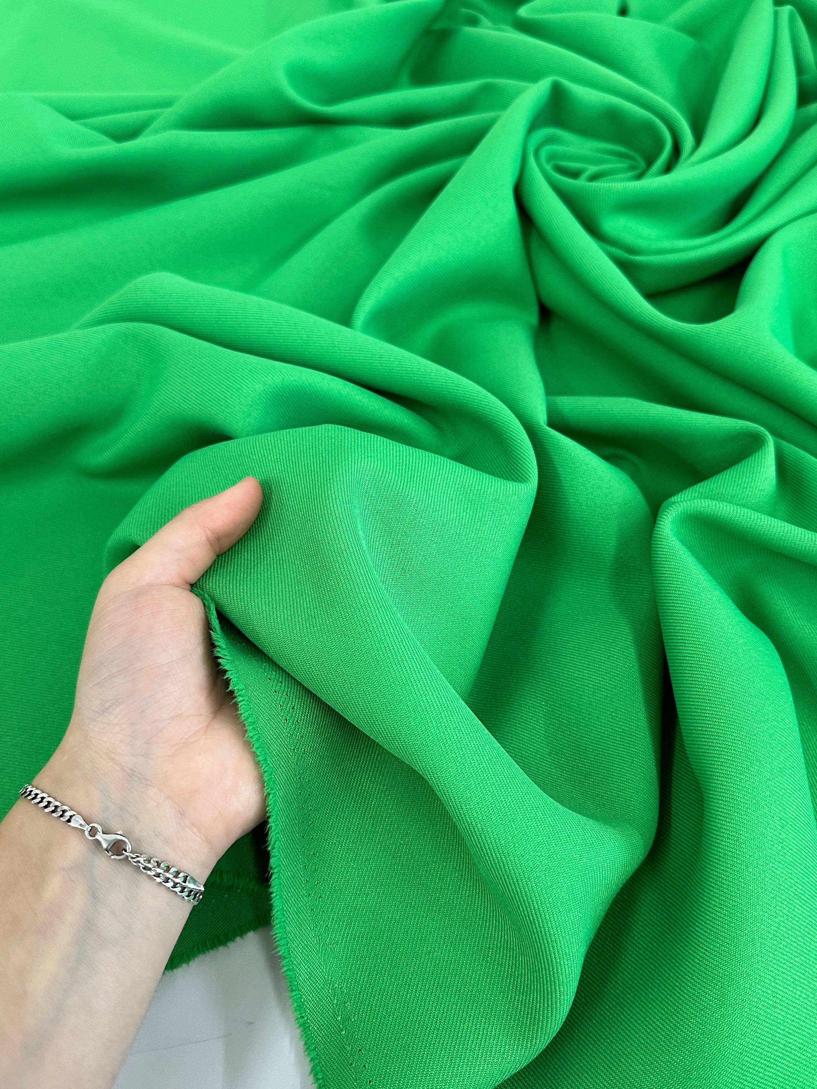 Deluxe Apple Green Gabardine - Image 4