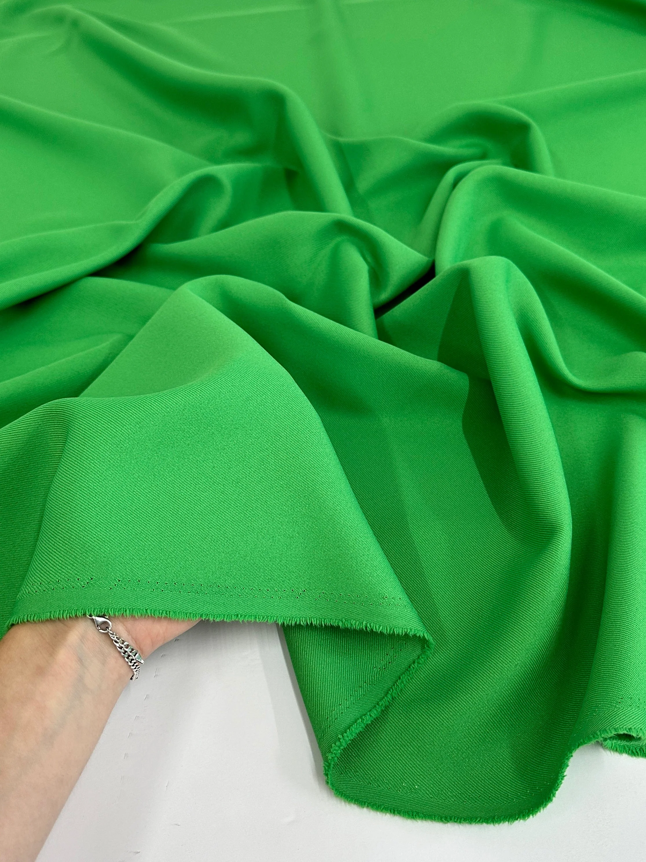 Deluxe Apple Green Gabardine - Image 7
