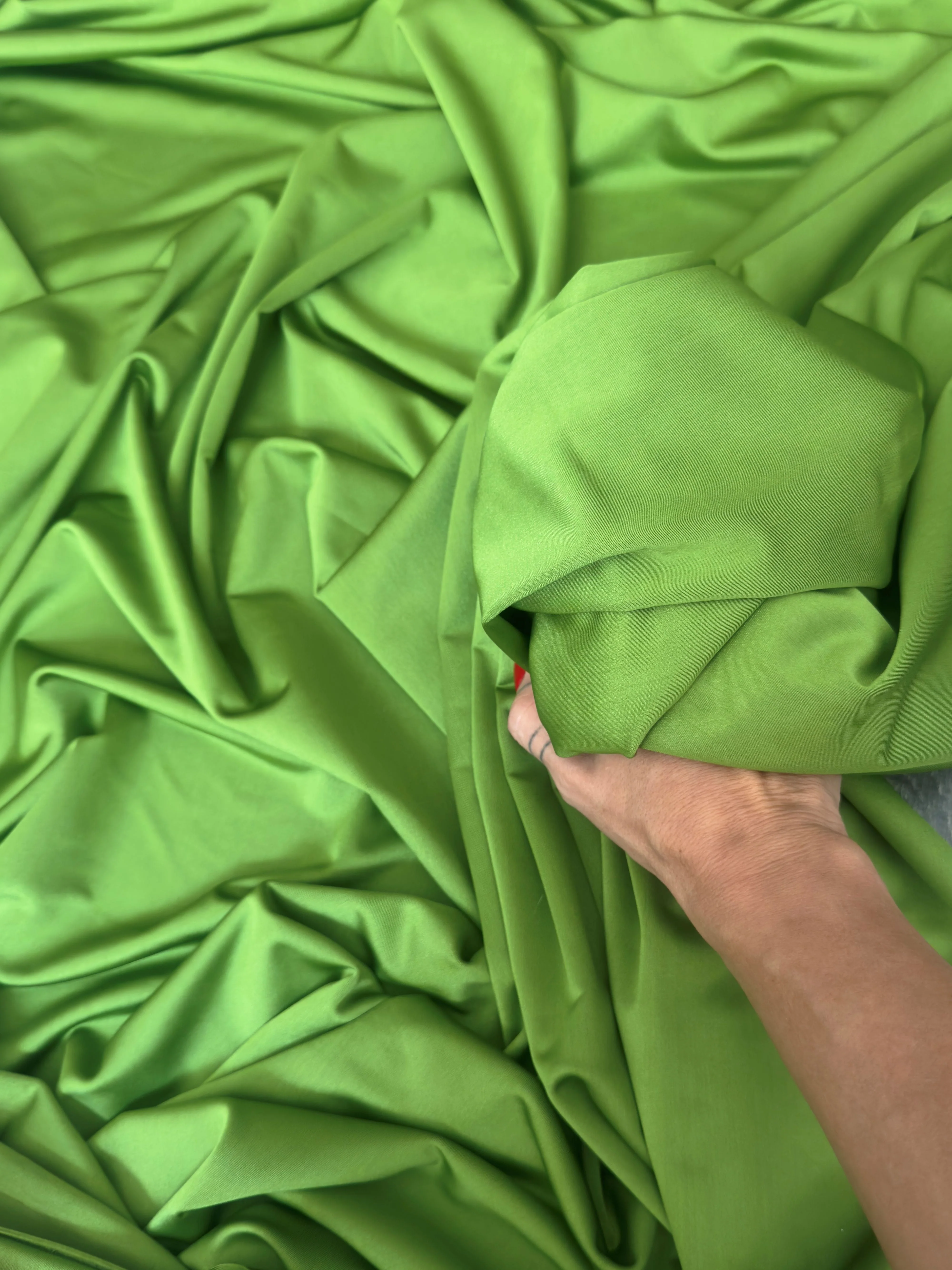 Apple Green Lulu Yoga Nylon Spandex - Image 4