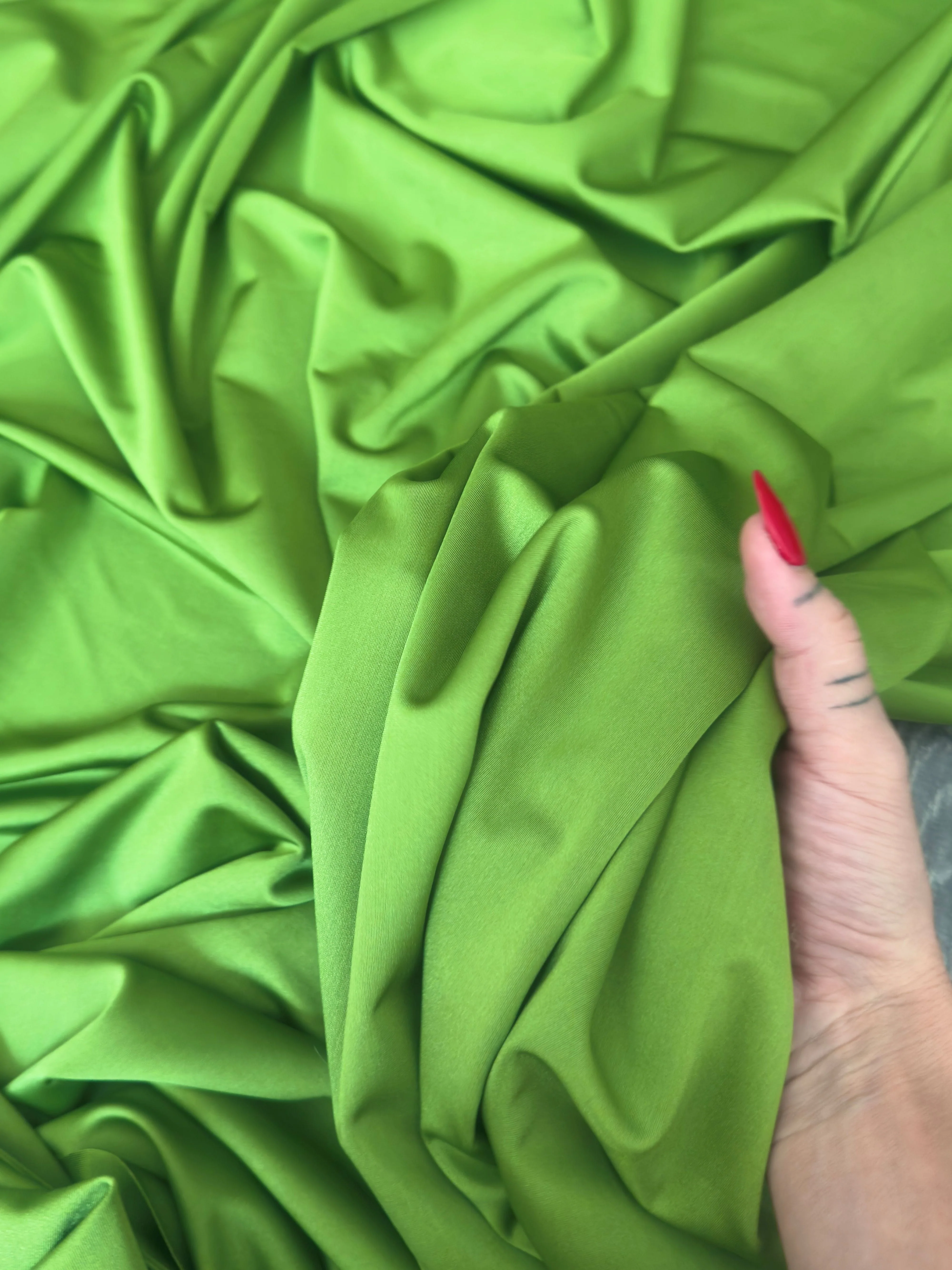 Apple Green Lulu Yoga Nylon Spandex - Image 7