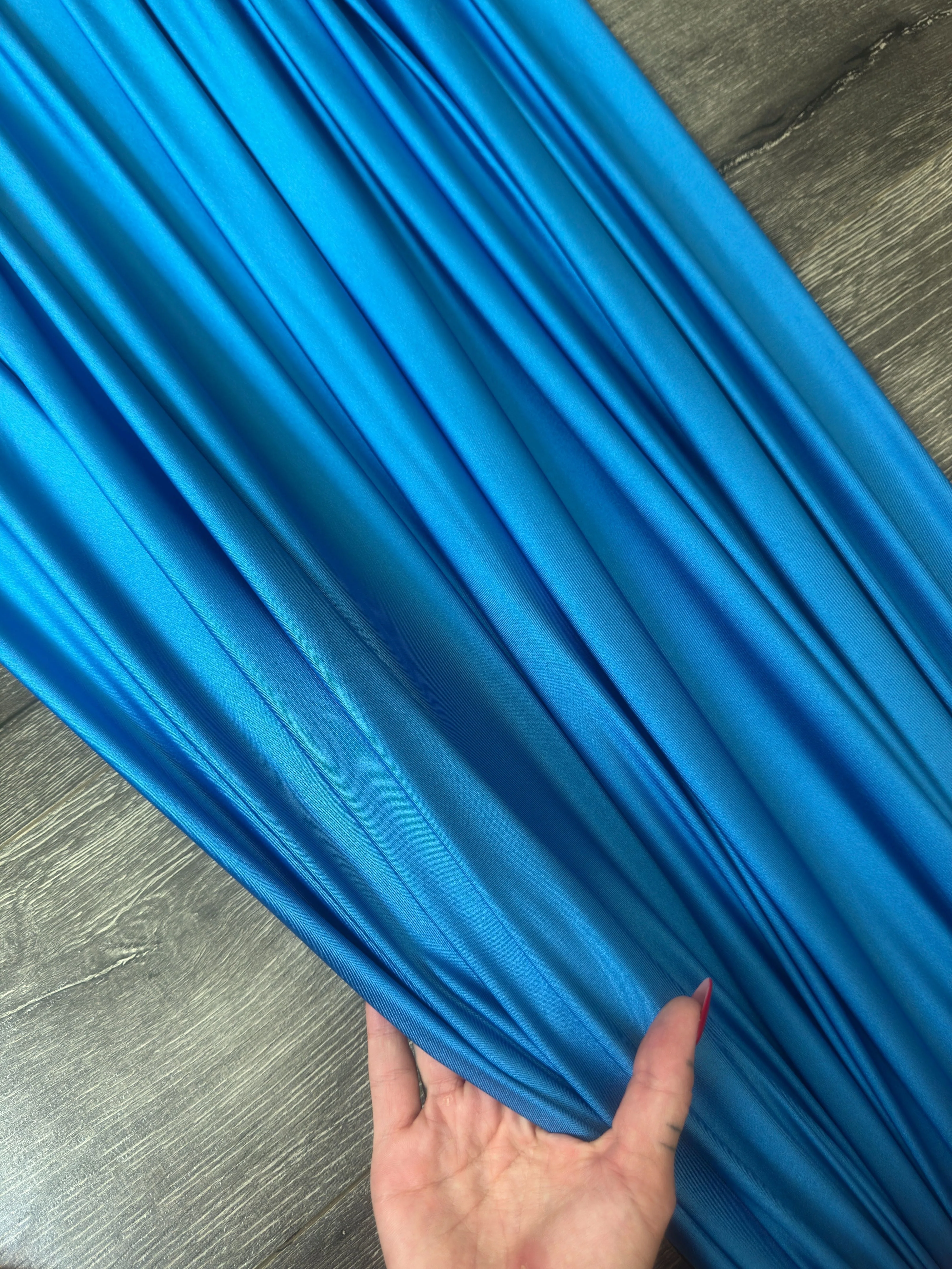Aqua Blue Lulu Yoga Nylon Spandex - Image 7