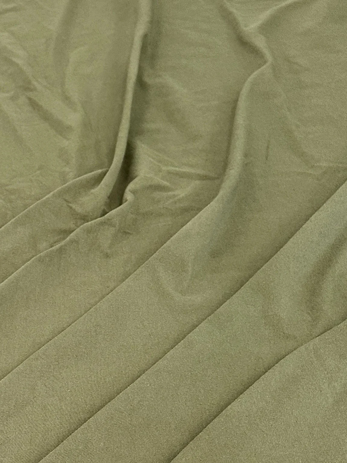 Army Green Cotton Jersey Knit - Image 3