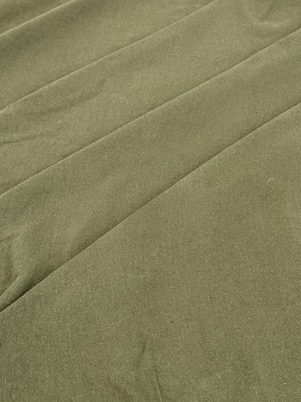 Army Green Cotton Jersey Knit - Image 9