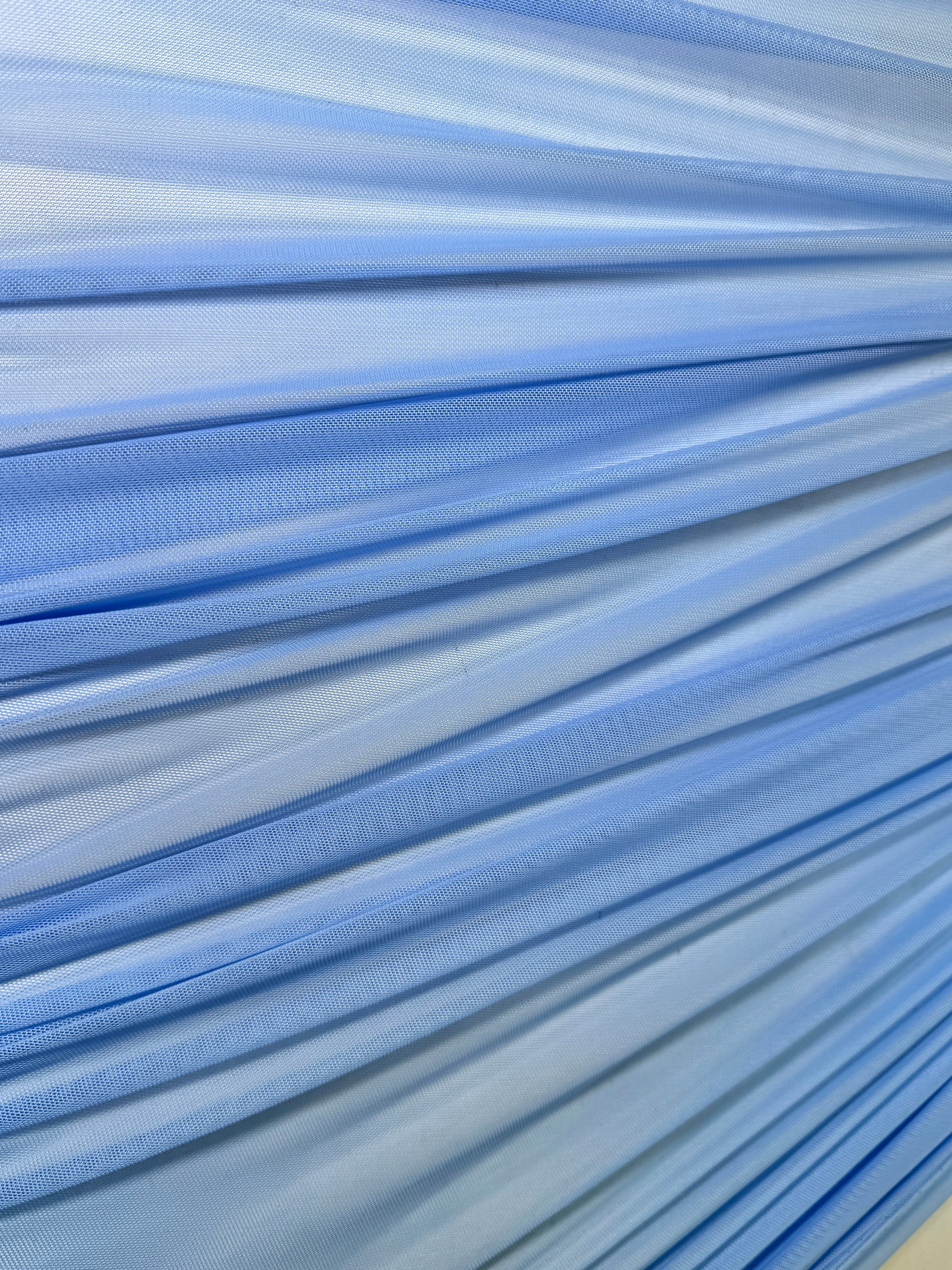 Baby Blue 4 Way Stretch Power Mesh - Image 6