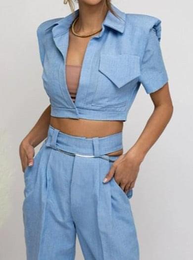 Baby Blue Poly Poplin - Image 18