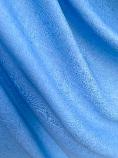 Baby Blue Poly Poplin - Image 8