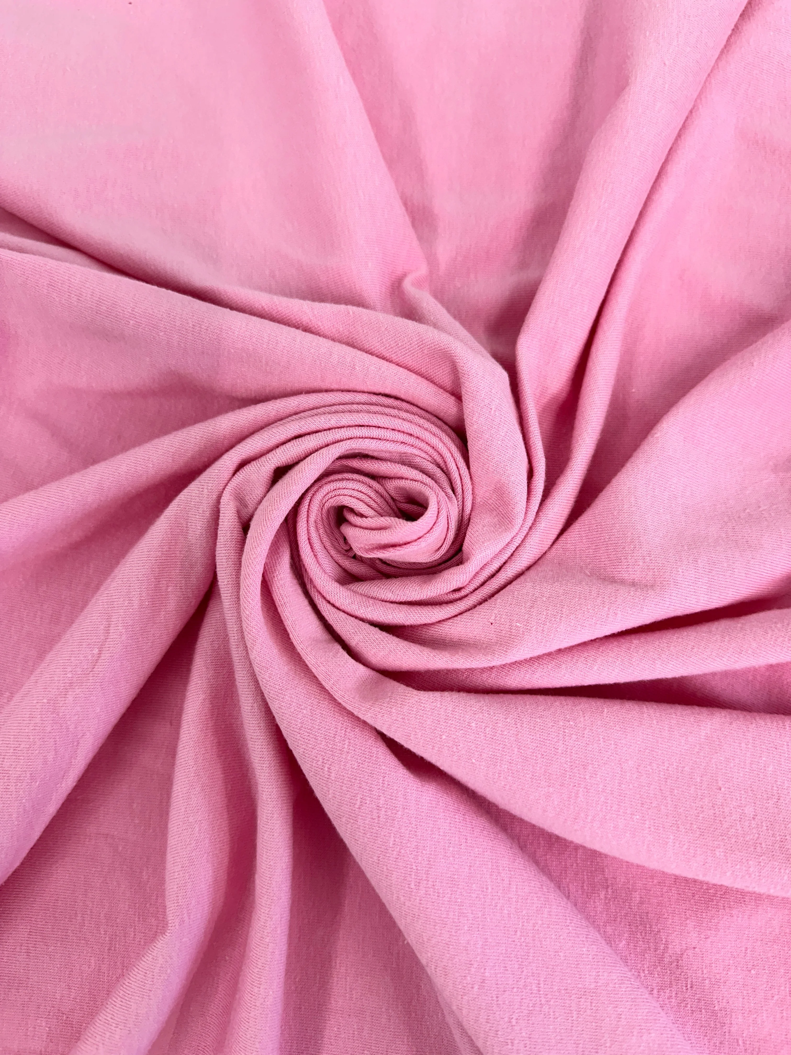 Baby Pink Cotton Jersey Knit - Image 5