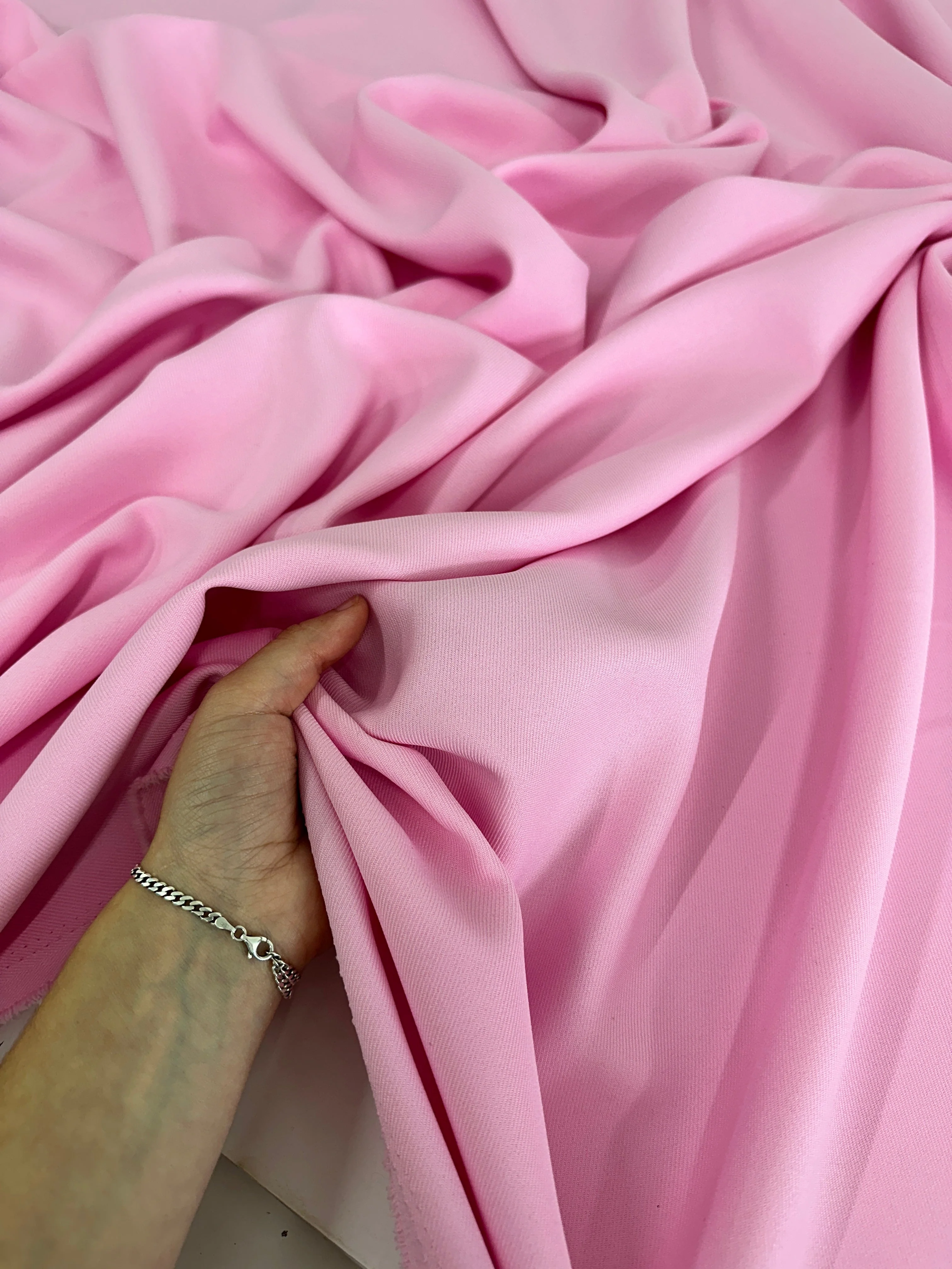Deluxe Baby Pink Gabardine - Image 7
