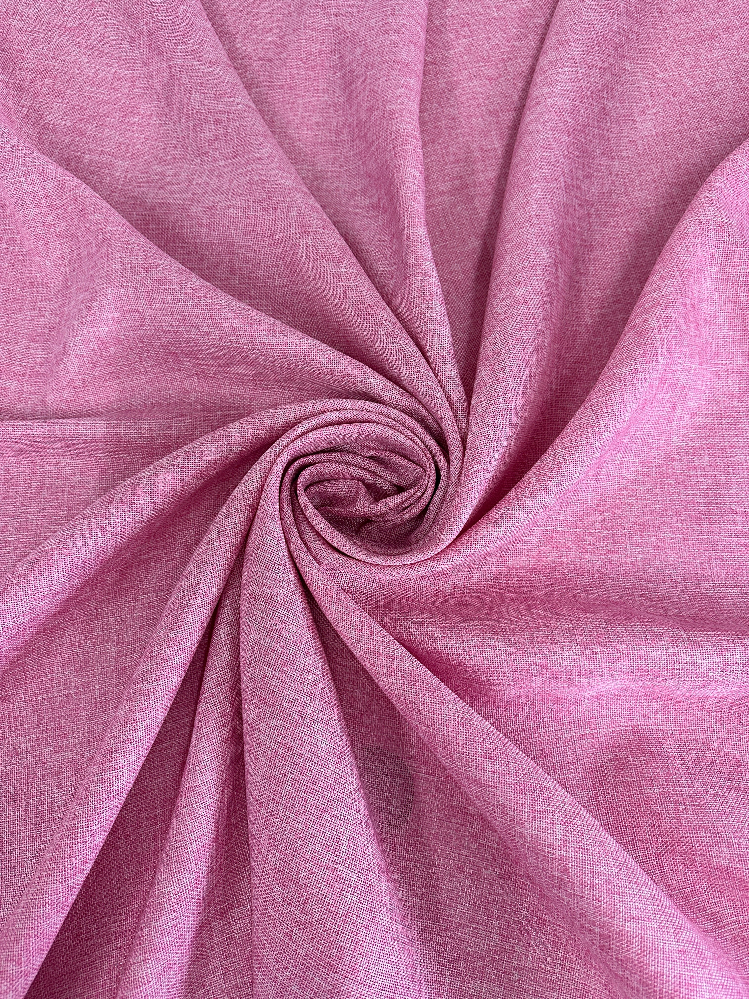 Baby Pink Faux Linen - Image 3