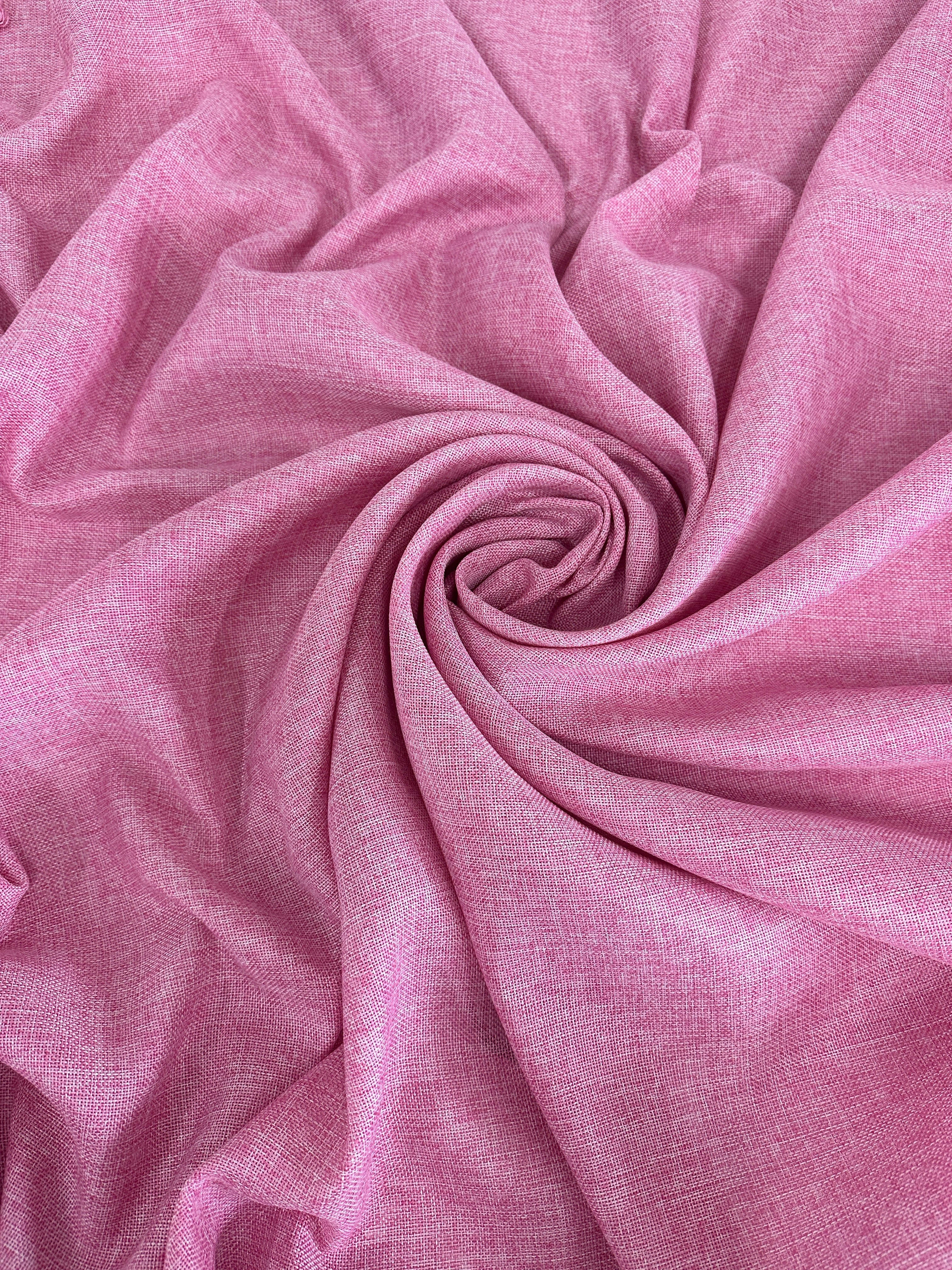 Baby Pink Faux Linen - Image 6