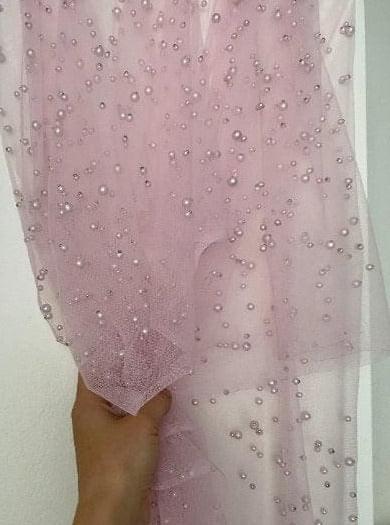 Baby Pink Pearl Tulle - Image 6