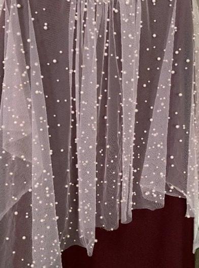 Baby Pink Pearl Tulle - Image 9