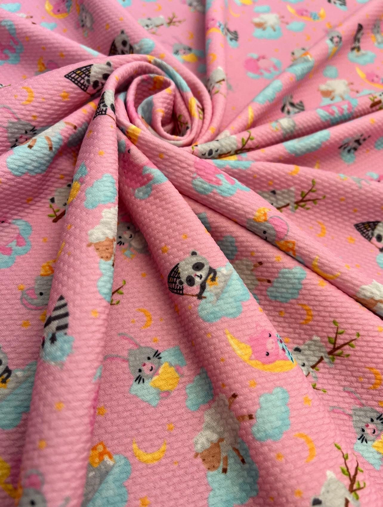 Baby Pink Printed Knit - Image 11