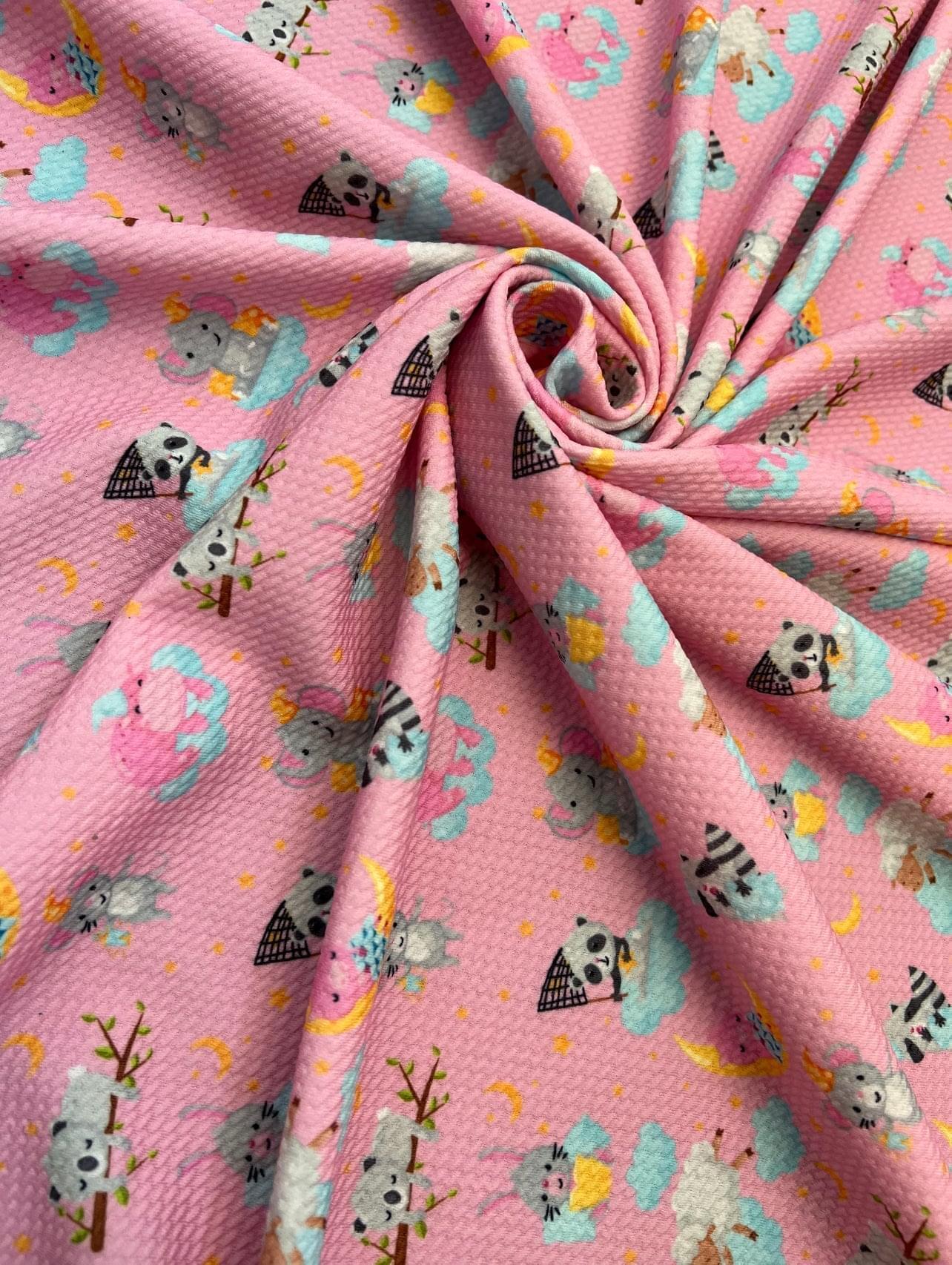 Baby Pink Printed Knit - Image 4