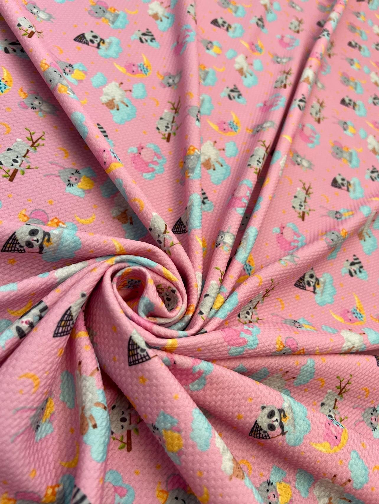 Baby Pink Printed Knit - Image 6