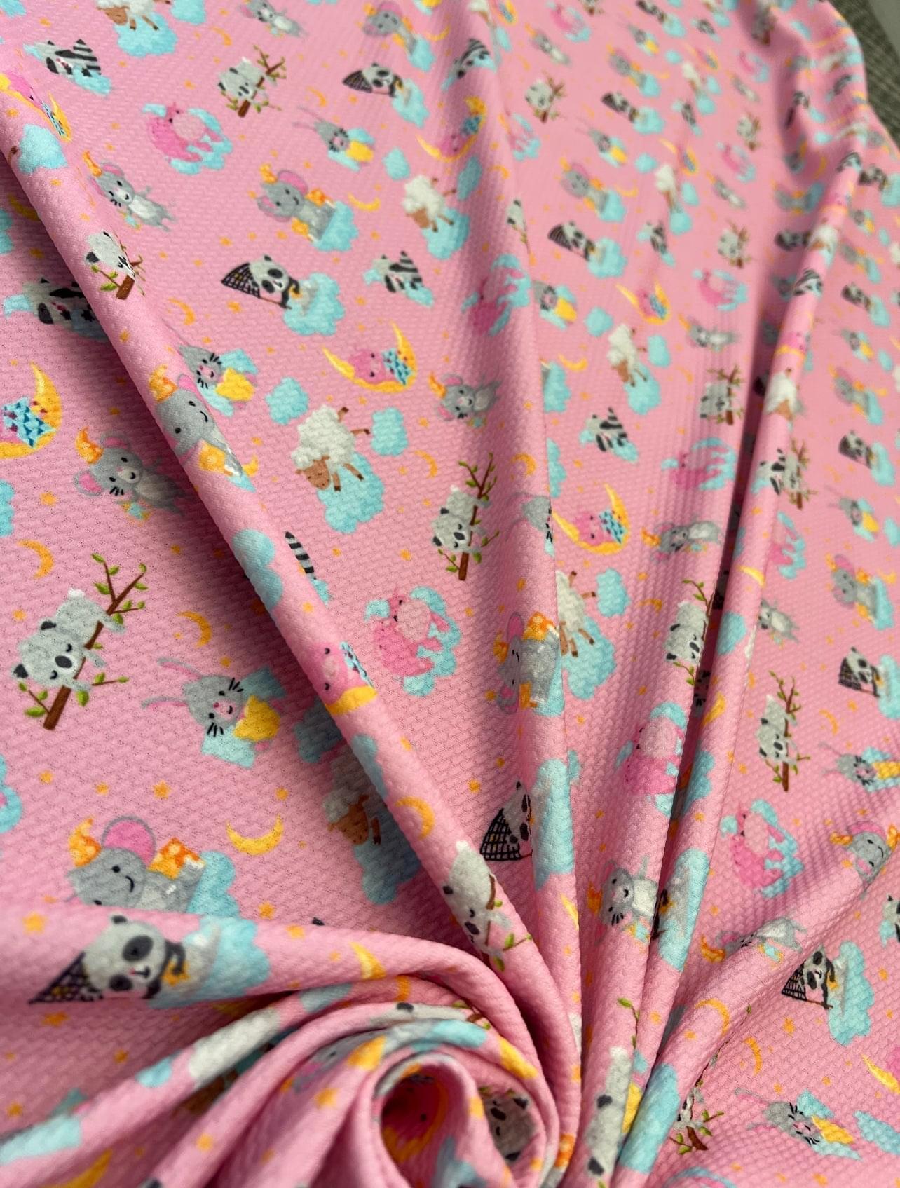 Baby Pink Printed Knit - Image 8