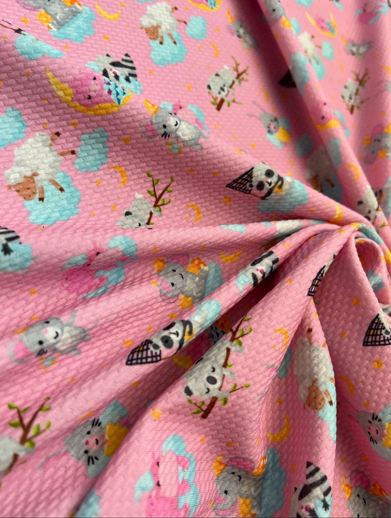 Baby Pink Printed Knit - Image 9