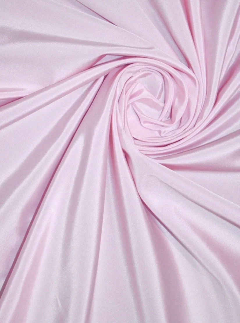 Baby Pink Stretch Taffeta