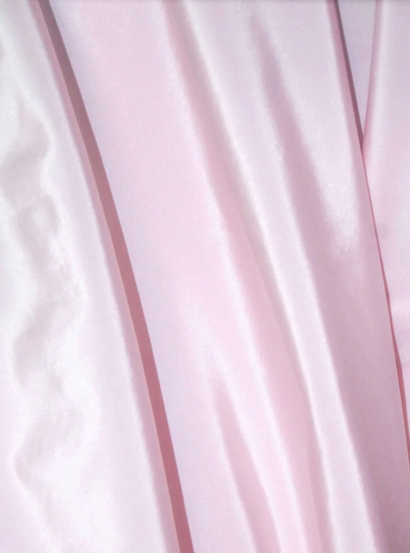 Baby Pink Stretch Taffeta - Image 5