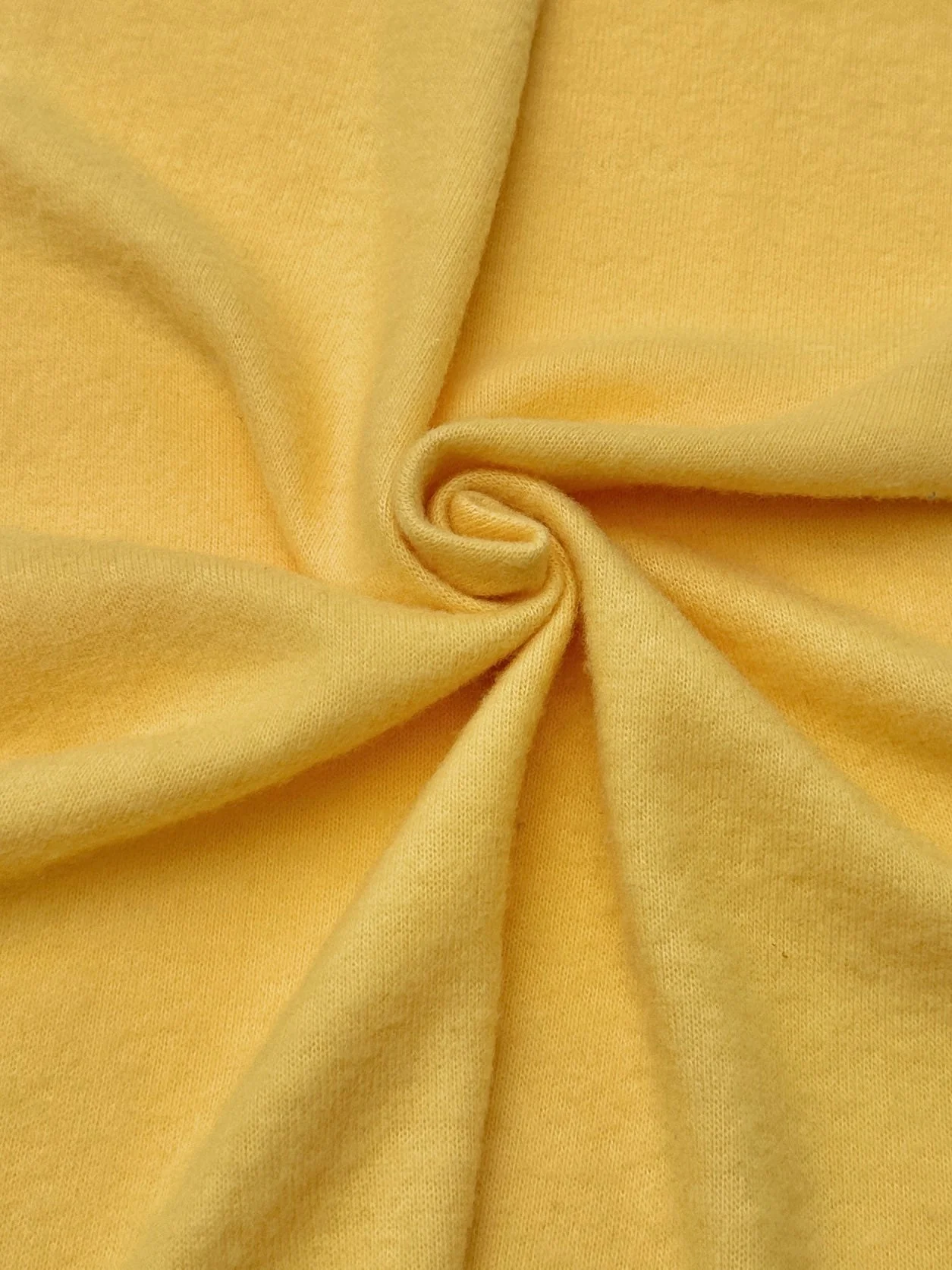 Banana Yellow Buttery Spandex Faux Cashmere Knit