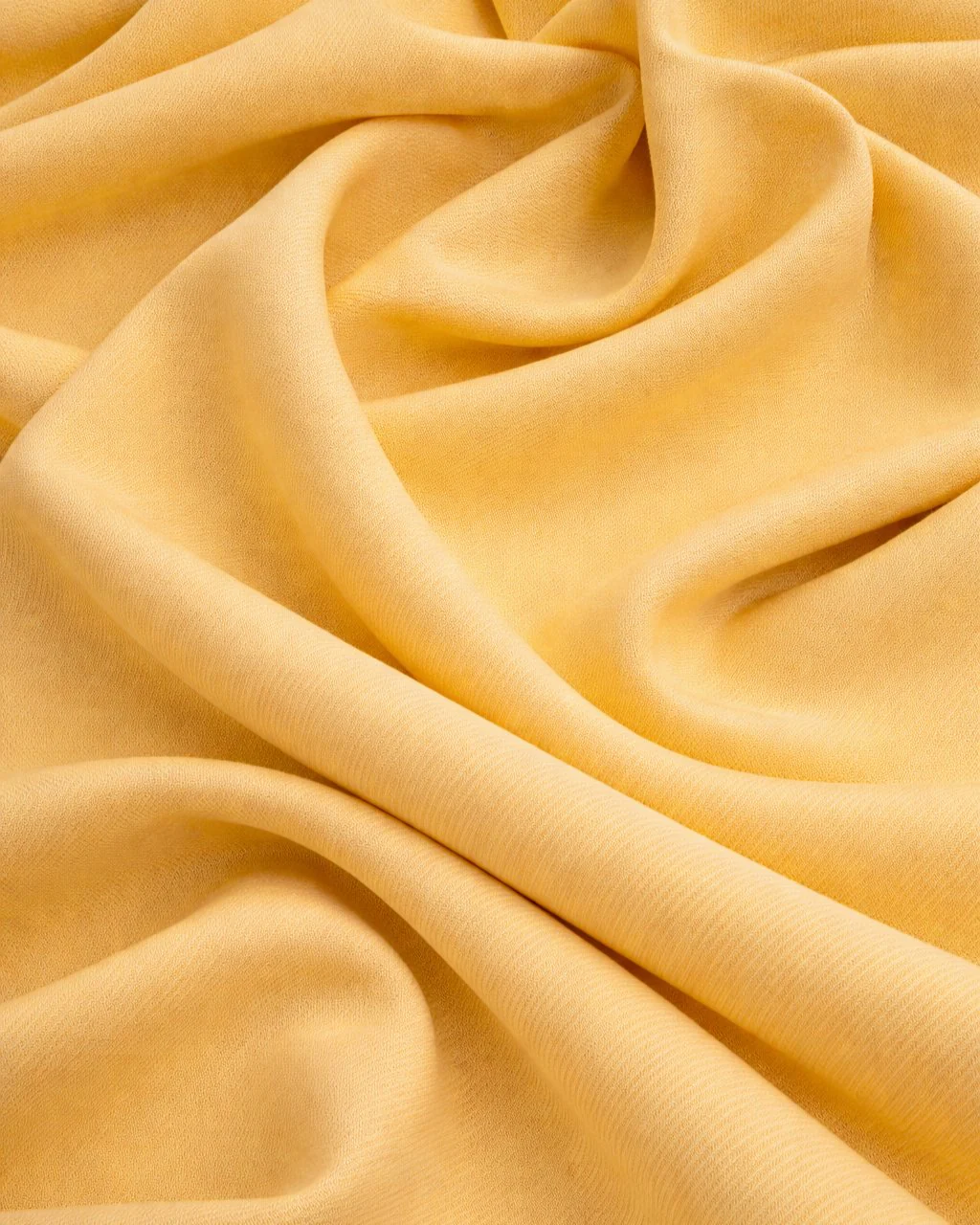 Banana Yellow Denim Look Stretch Twill - Image 4