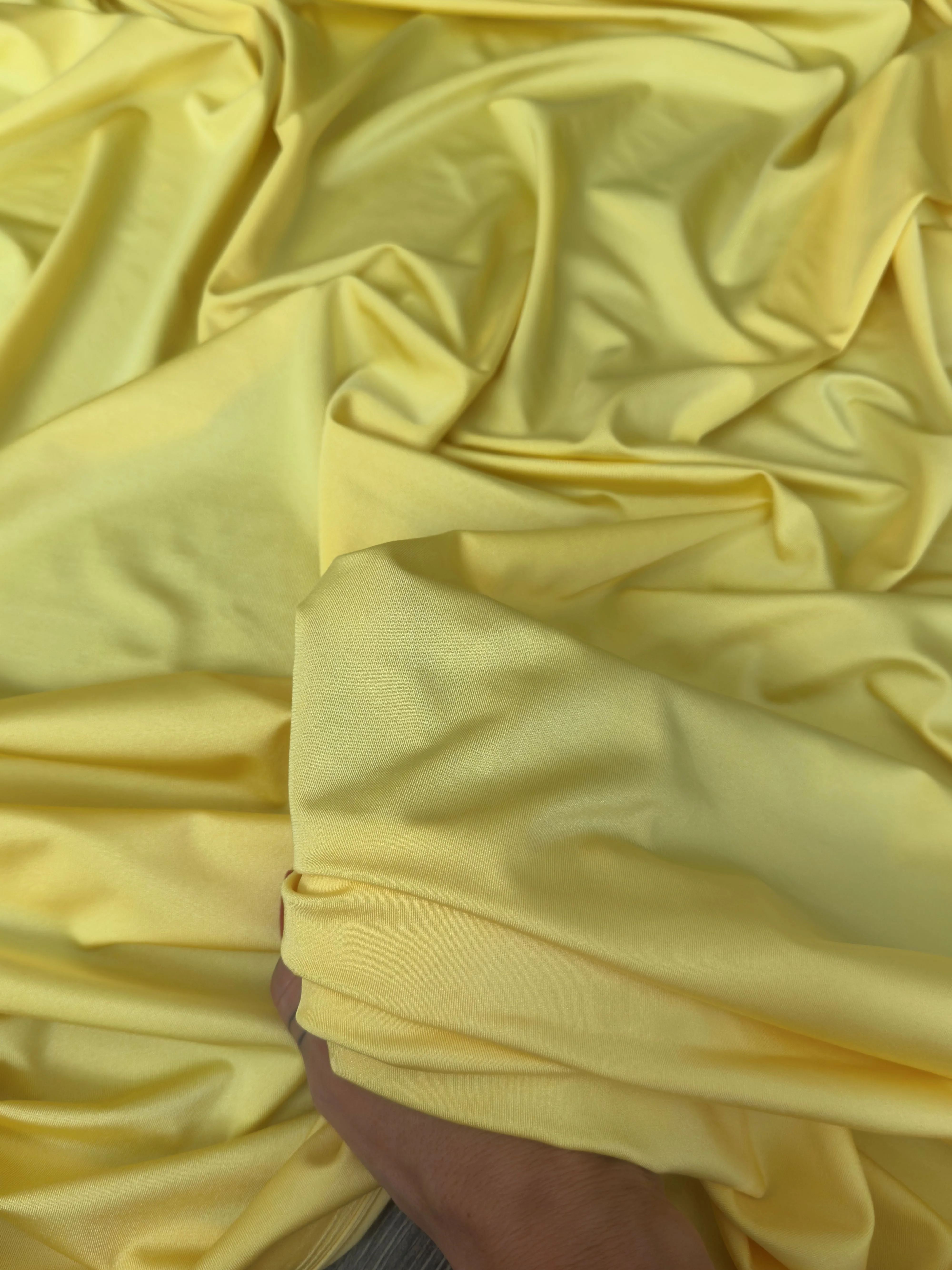 Banana Yellow Lulu Yoga Nylon Spandex - Image 4