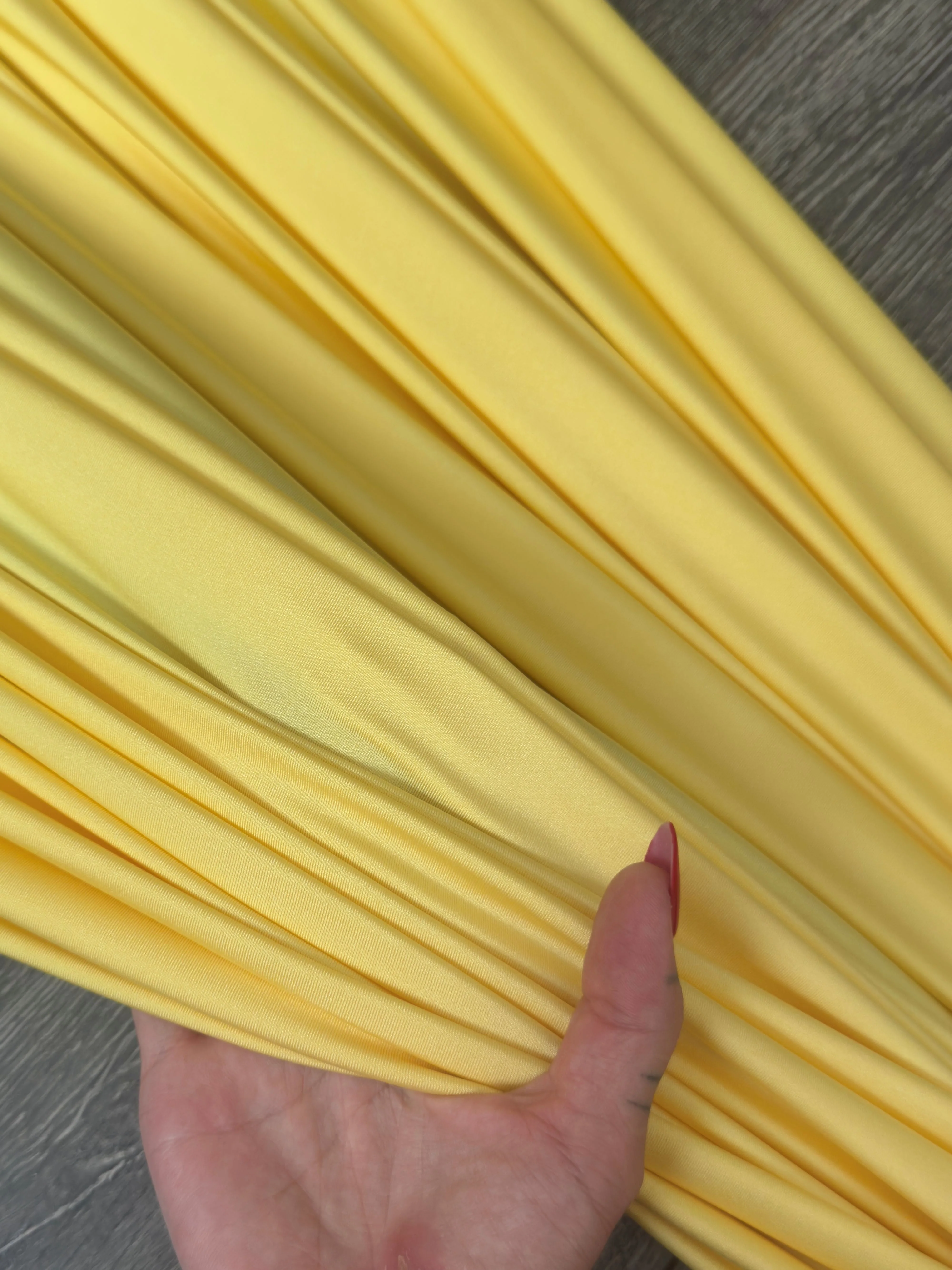 Banana Yellow Lulu Yoga Nylon Spandex - Image 6