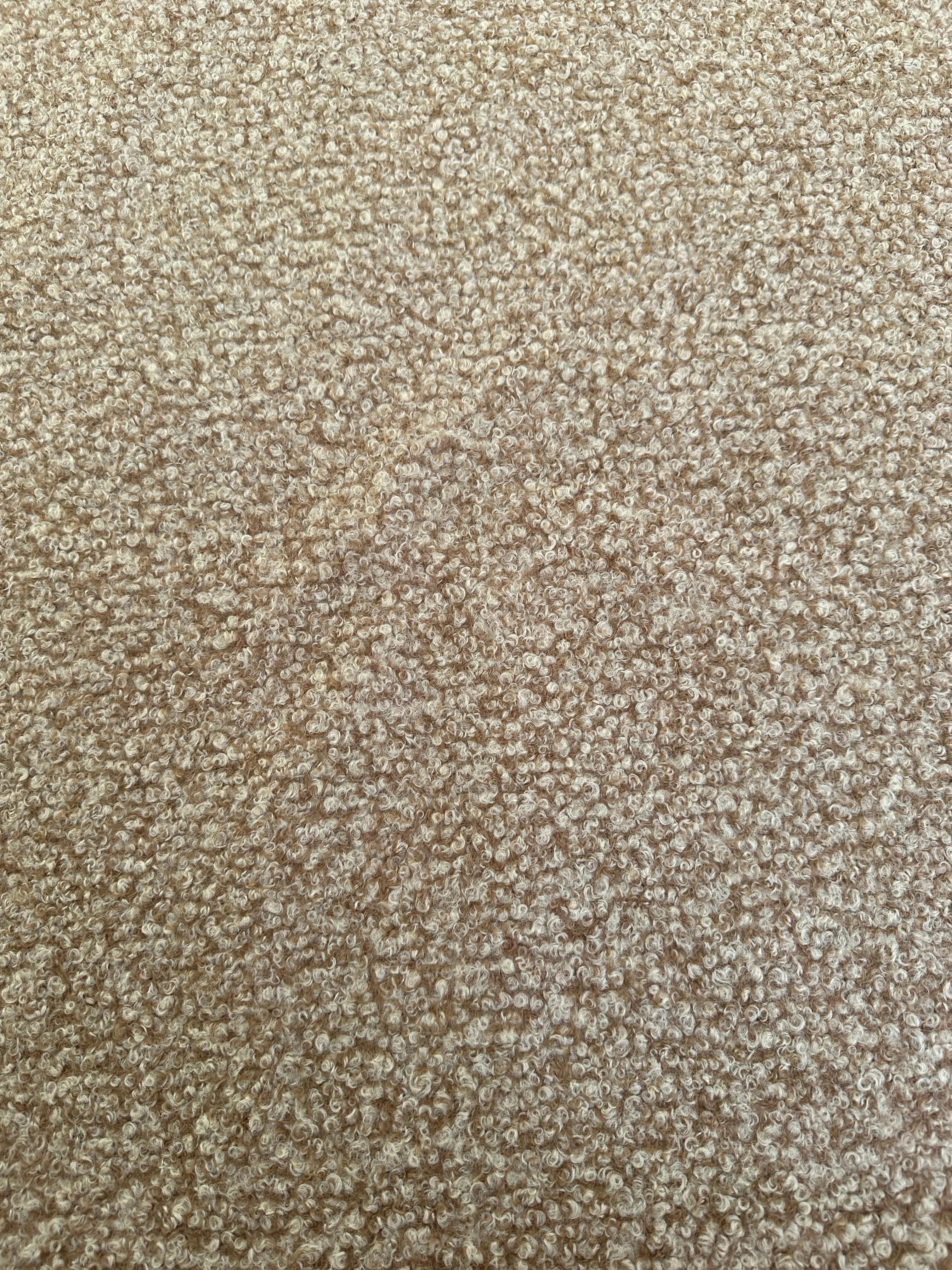 Beige Brown Premium Lamb Faux Wool - Image 4