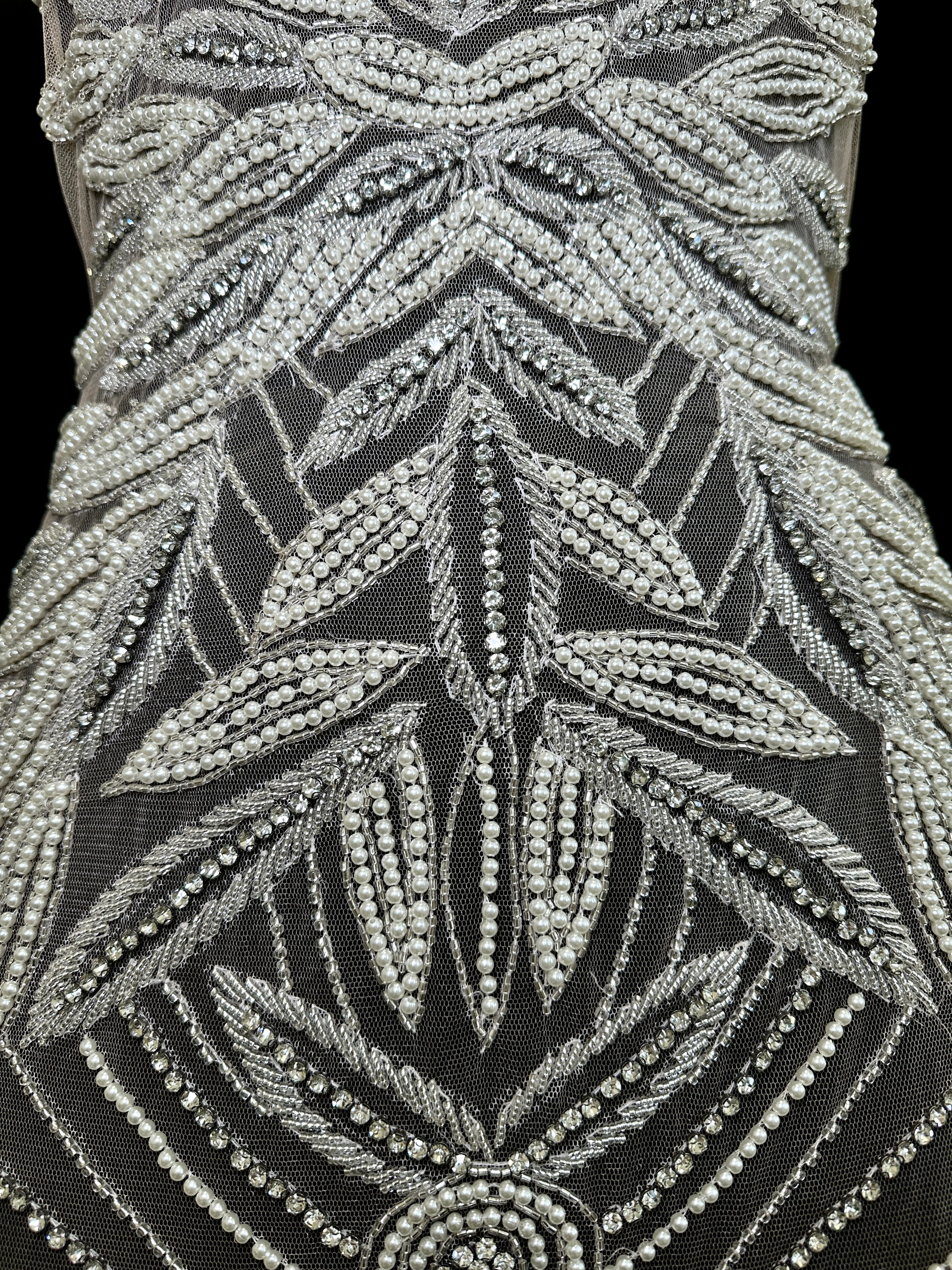 Carey Maxi Rhinestones Bodice Applique - Image 3