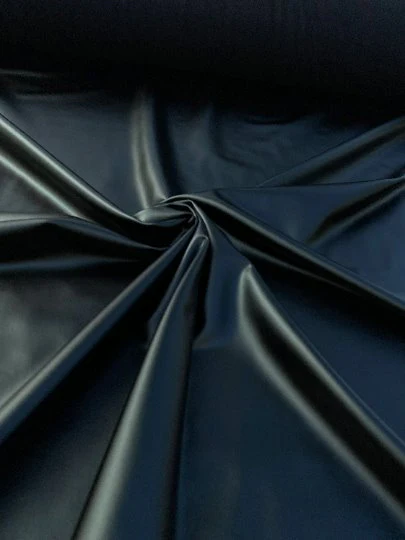 Black 4 Way Stretch Faux Leather - Image 3