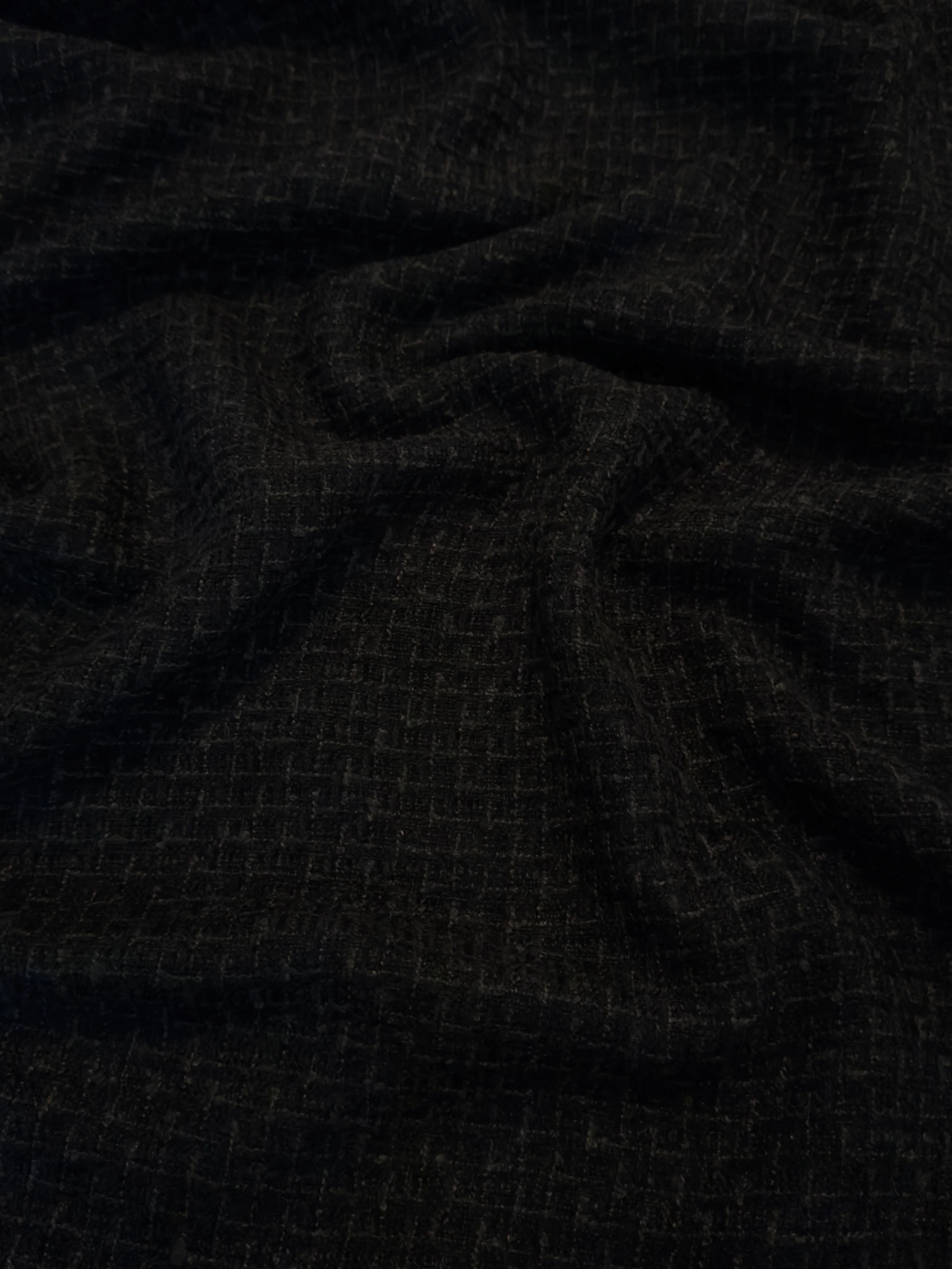 Black Chenille Tweed - Image 3