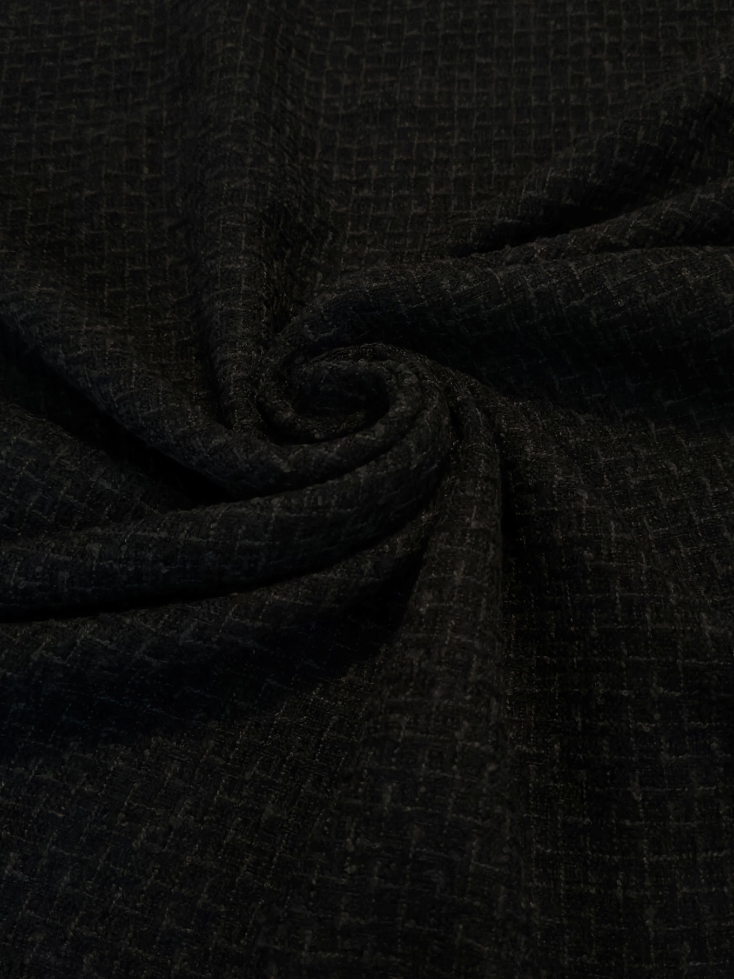 Black Chenille Tweed - Image 4