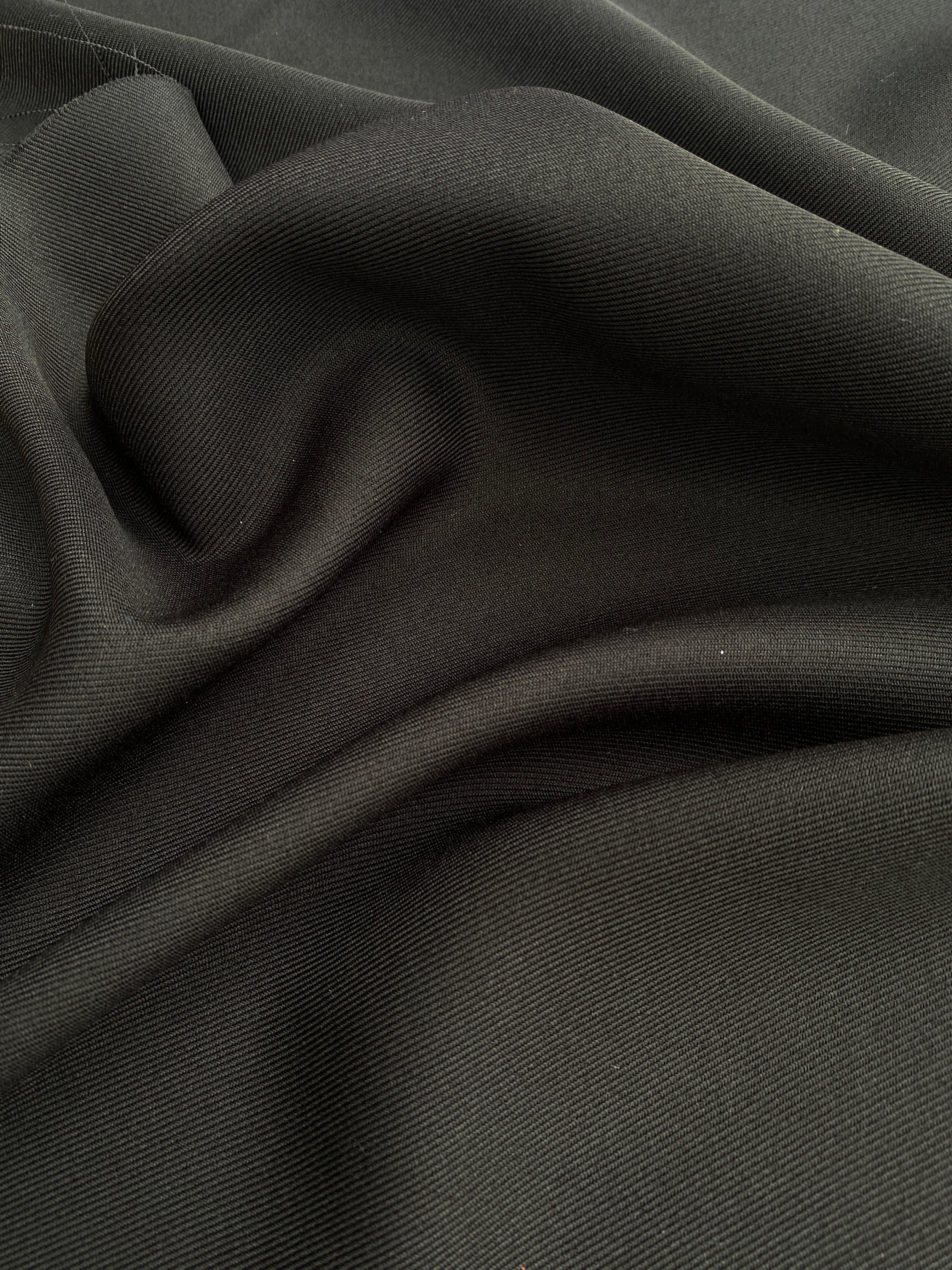 Deluxe Black Delaney Gabardine - Image 3