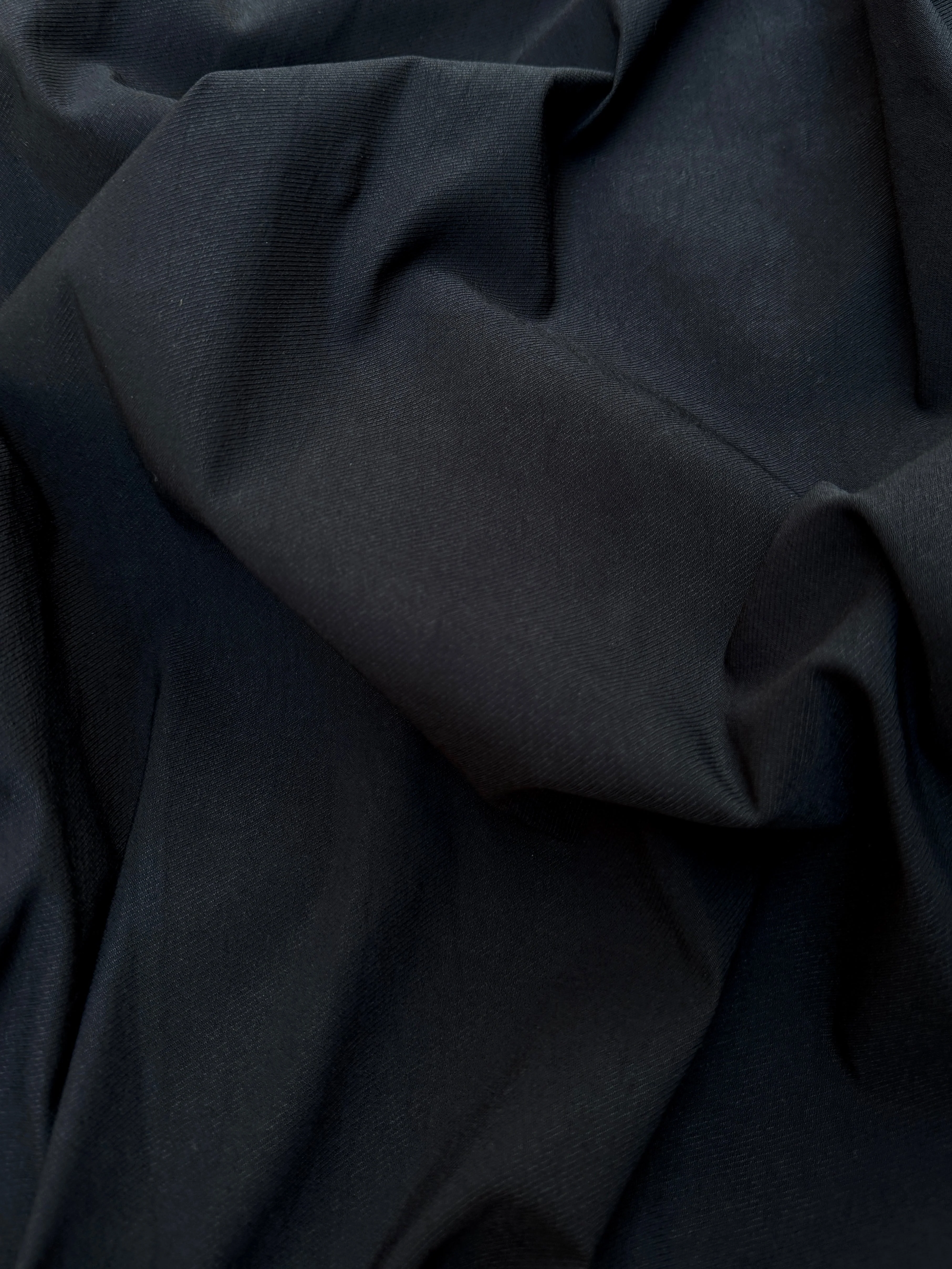 Black Denim Look Stretch Twill - Image 4
