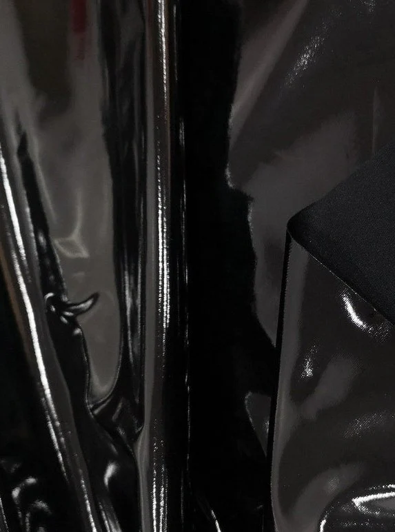 Black Glossy Stretch Patent Leather/Latex - Image 5